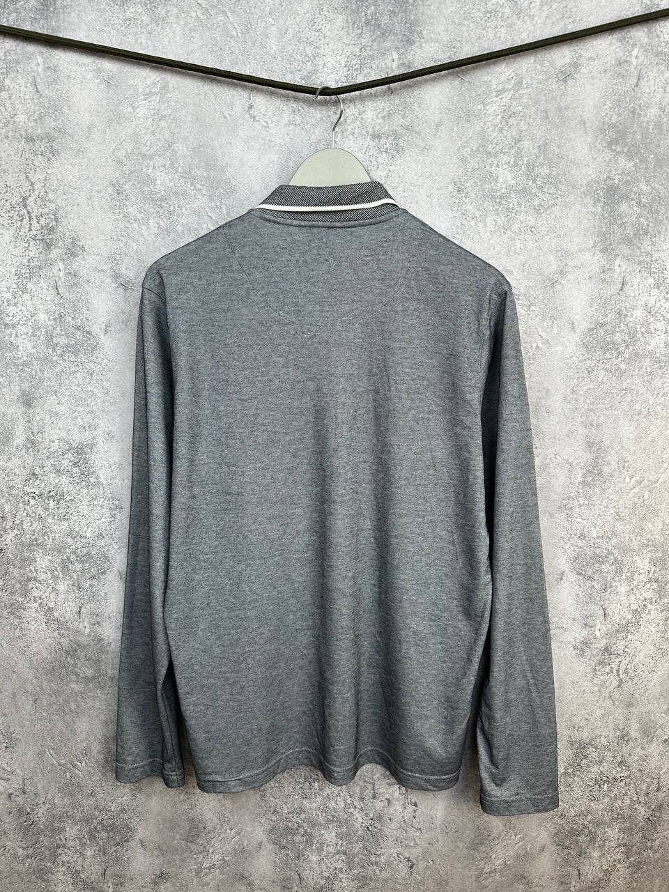 Giorgio Armani Armani Jeans Textured Pique LS Polo Shirt Men's Size L Size US L / EU 52-54 / 3 - 2 Thumbnail