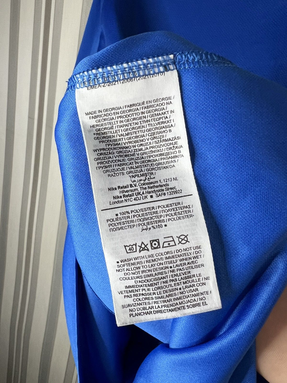 Nike × Undefeated Nike Undefeated Birmingham City 2023-2024 Home Jersey Size US XXL / EU 58 / 5 - 12 Thumbnail