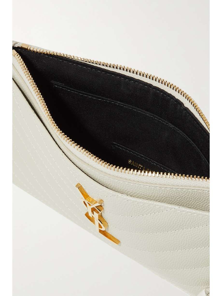 Saint Laurent Paris o1b1hav110225 Size: OS/ Cassandre Matelasse Leather Pouch Size ONE SIZE - 5 Thumbnail