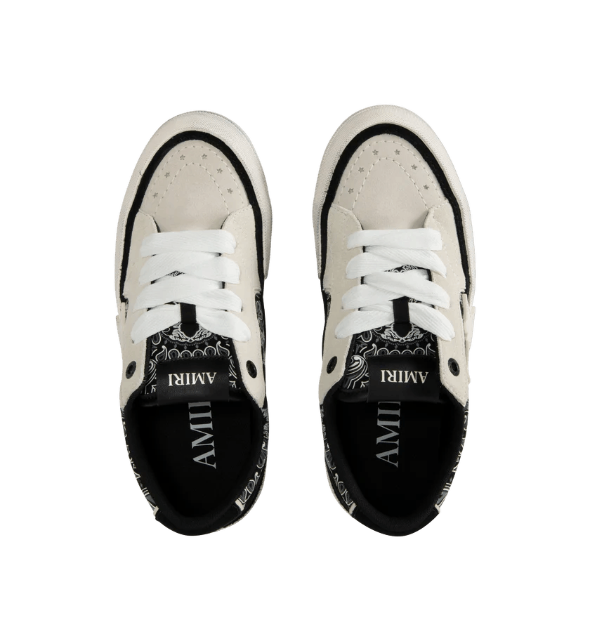 Amiri o1h1sh11225 Bandana Sunset Skate Sneaker in Black/White Size US 10 / EU 43 - 5 Thumbnail