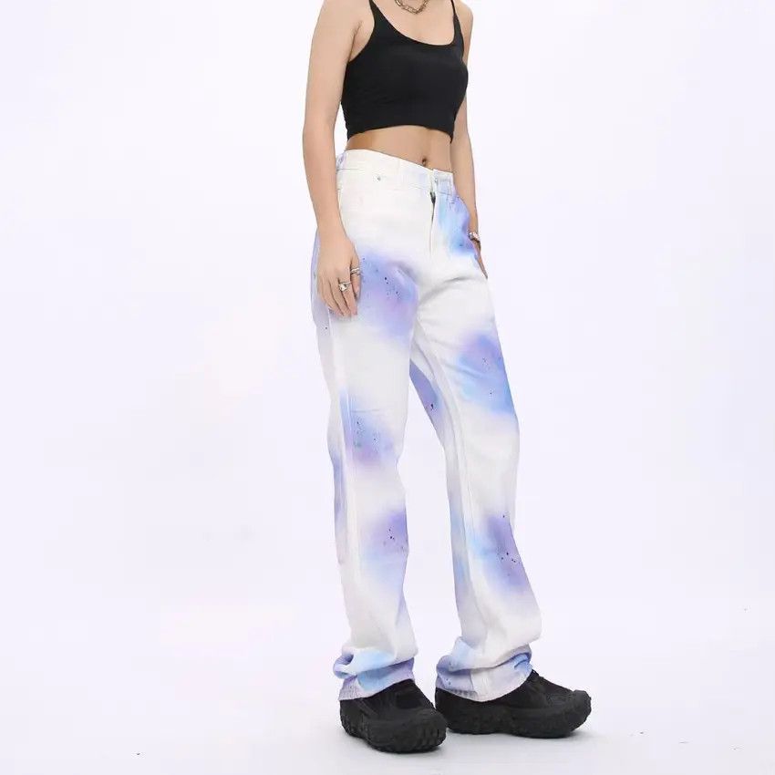 Designer × Japanese Brand Vintage Hip Hop Streetwear Loose Casual Jeans Size US 31 - 2 Thumbnail