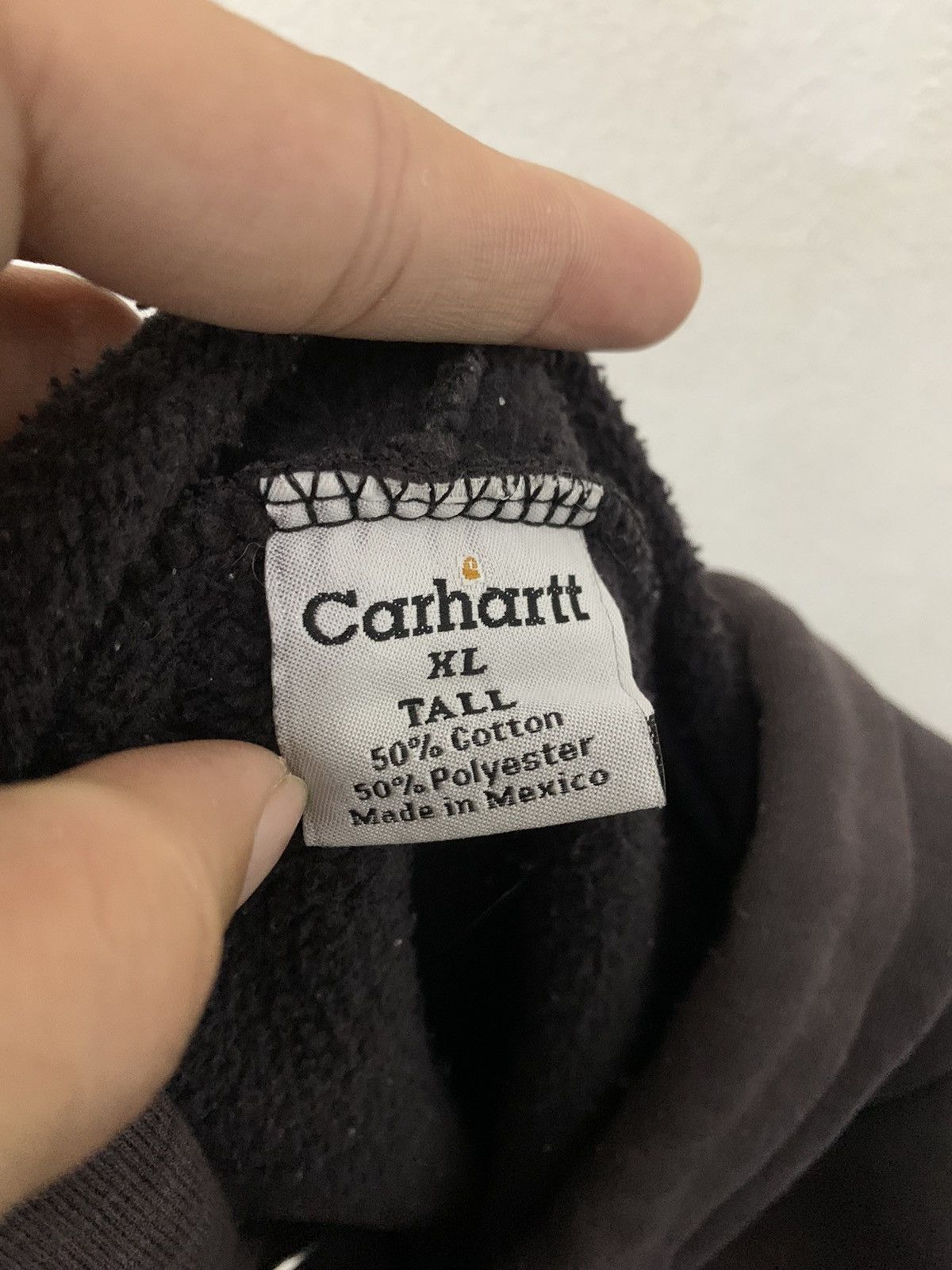 Carhartt Carhartt Distressed Hoodie Big Hand Printed Spellout Size US XL / EU 56 / 4 - 11 Thumbnail