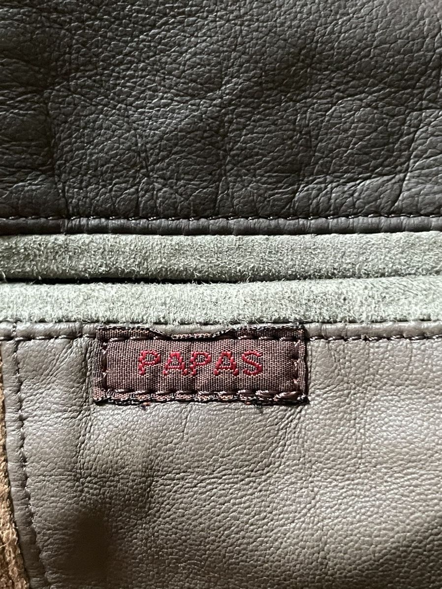 Japanese Brand Papas Leather Patchwork Vest Size US M / EU 48-50 / 2 - 4 Thumbnail