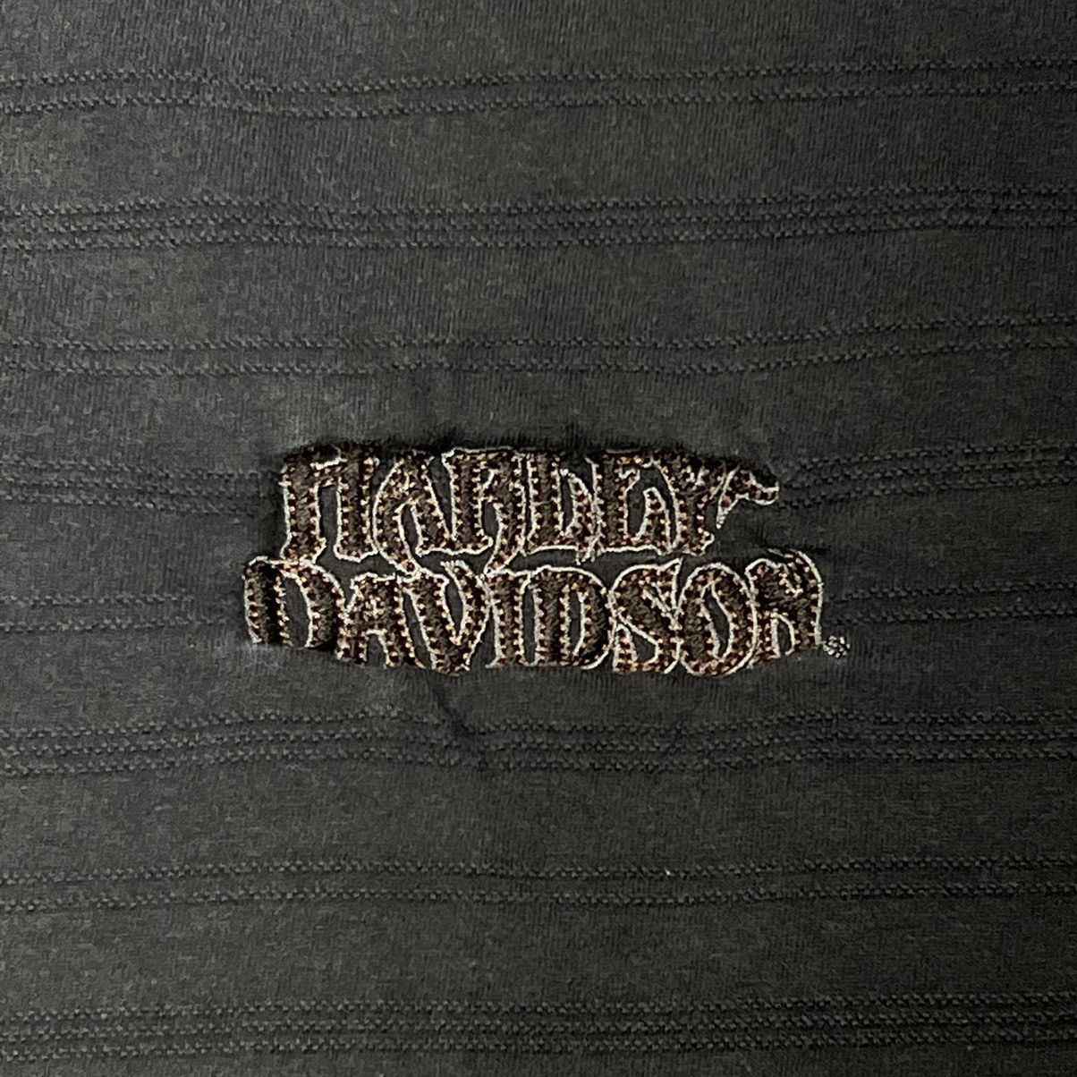 Harley Davidson Harley Davidson Tee Shirt Black Long Sleeve Henley Skull Size US XXL / EU 58 / 5 - 9 Thumbnail
