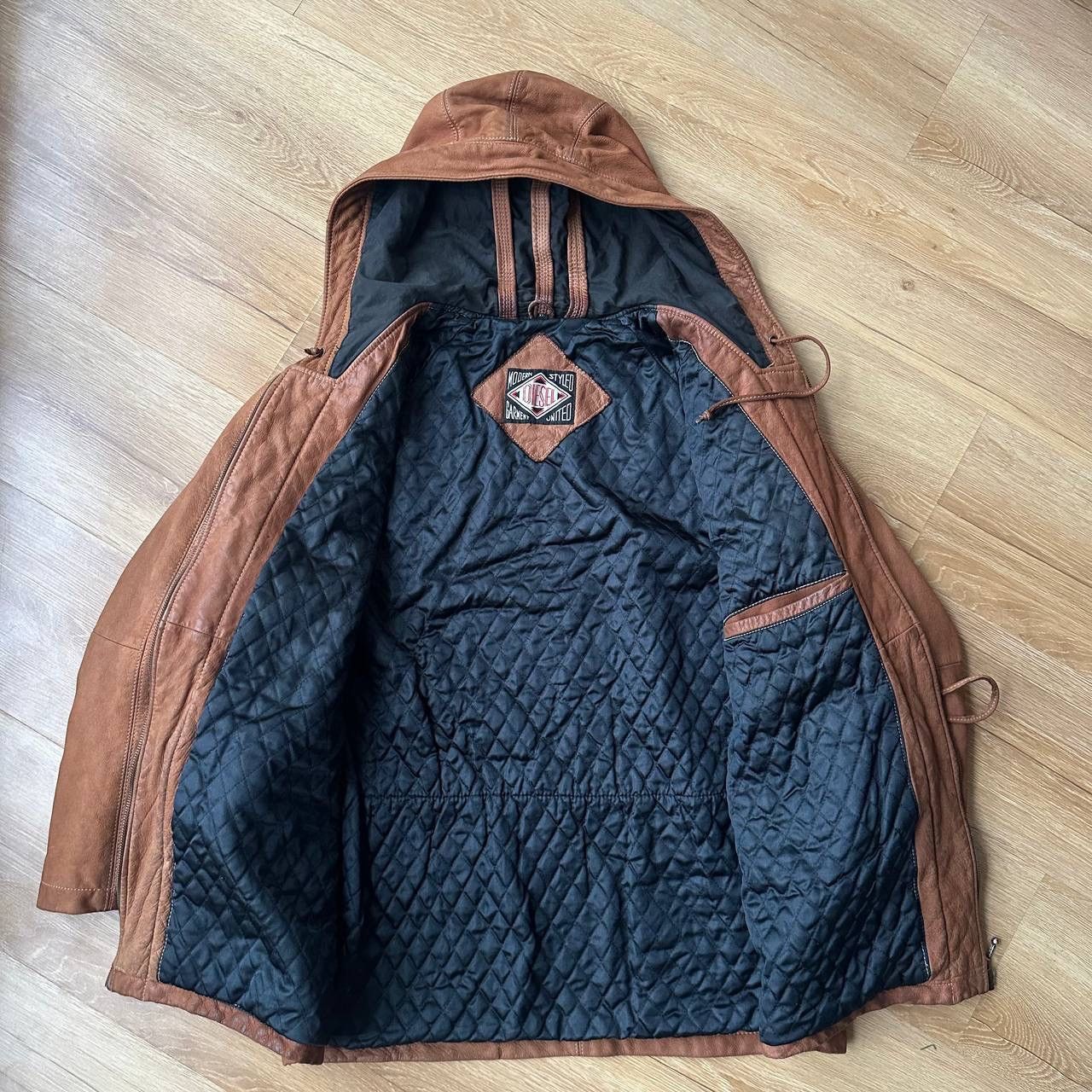 Diesel Diesel Leather Flying Cougar Jacket Size US XL / EU 56 / 4 - 8 Thumbnail