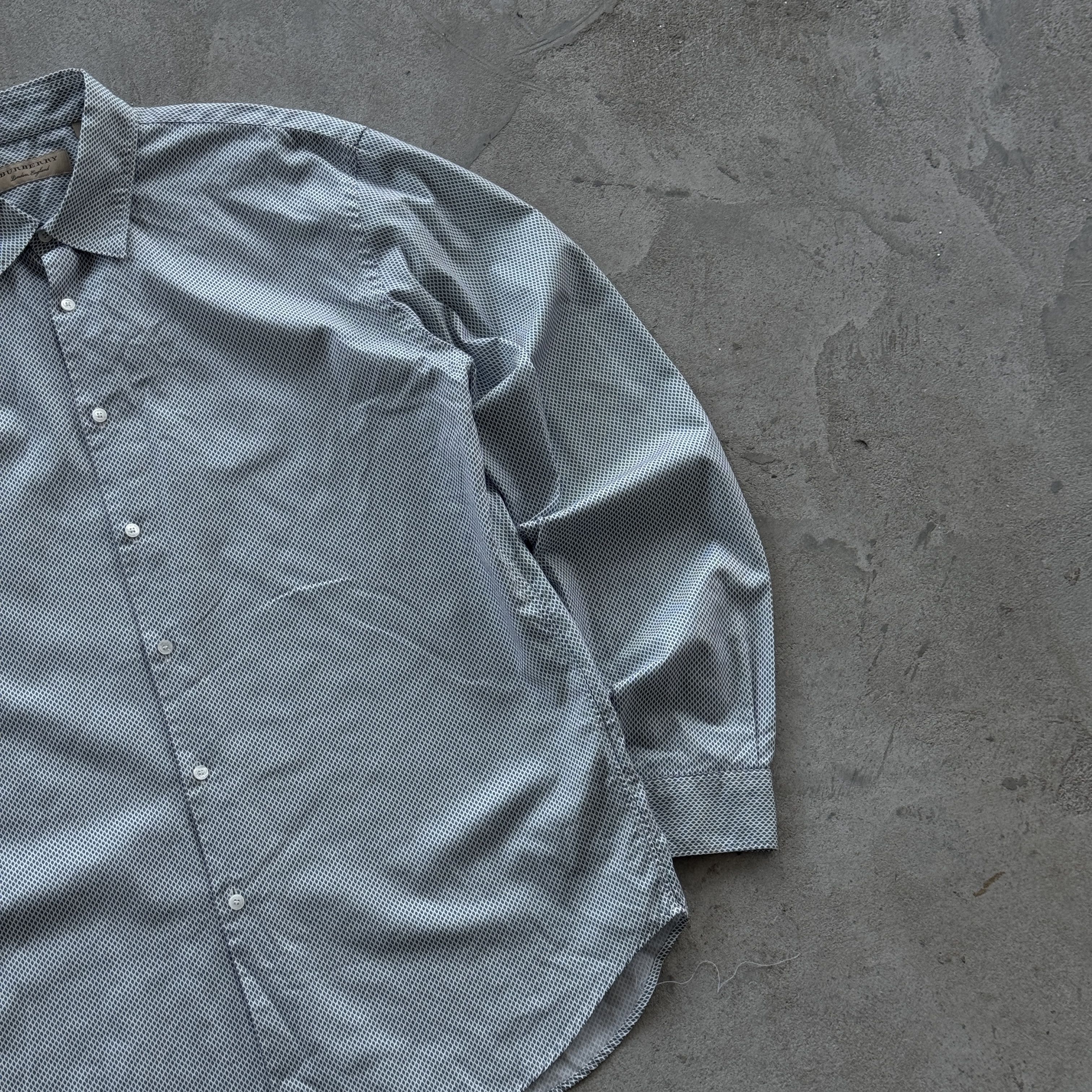 Burberry Vintage 90s Burberry Preppy Button Ups Shirt Size US XL / EU 56 / 4 - 2 Thumbnail