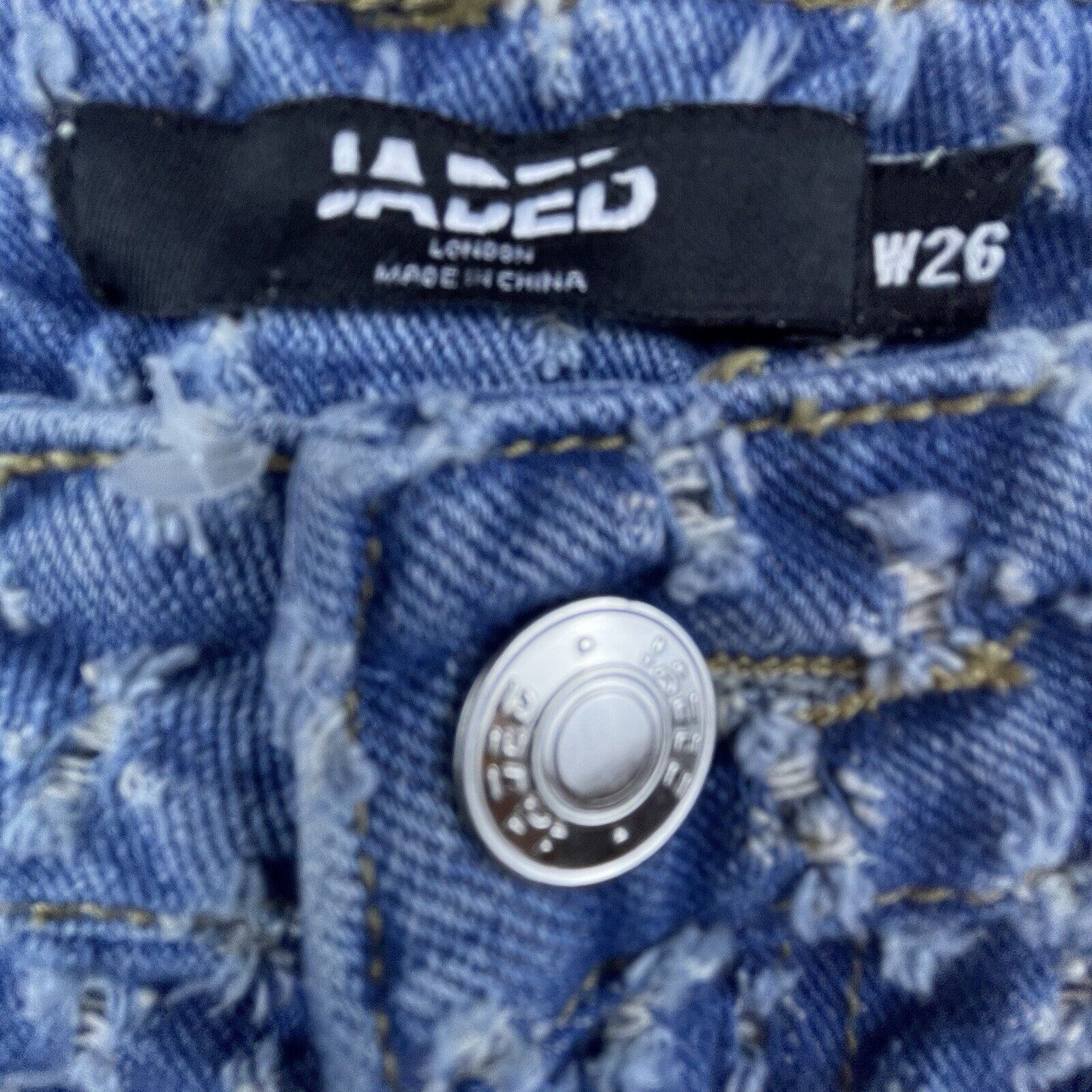 Jaded London Jaded London Jeans Womens 26 Wide Slouchy Petite Distressed Size 26" / US 2 / IT 38 - 4 Thumbnail