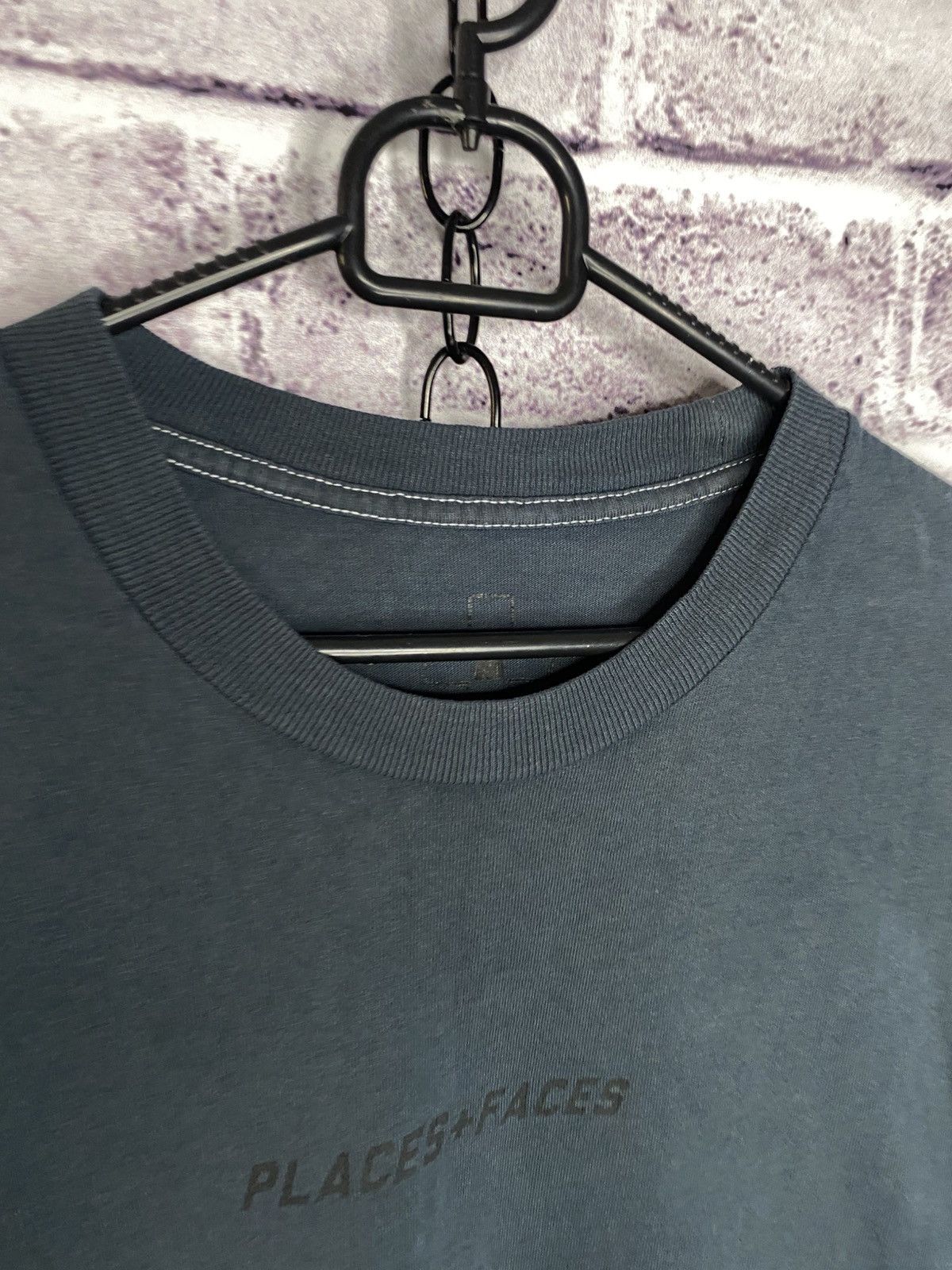 Places + Faces Mens Places + Faces Centr Logo T-Shit Vintage Size US M / EU 48-50 / 2 - 3 Thumbnail