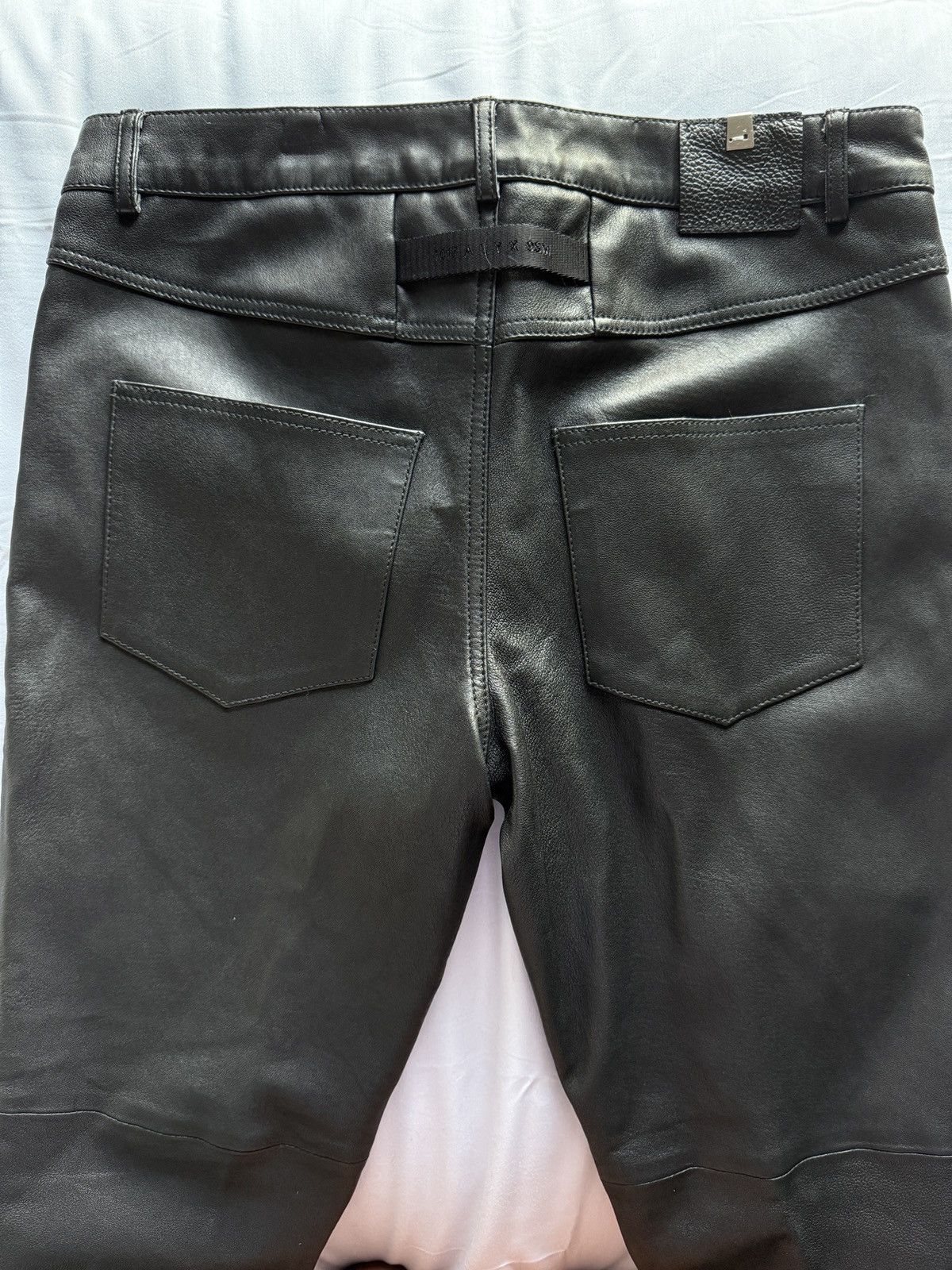 1017 ALYX 9SM Black Leather 6 Pocket Trousers Size US 32 / EU 48 - 4 Thumbnail