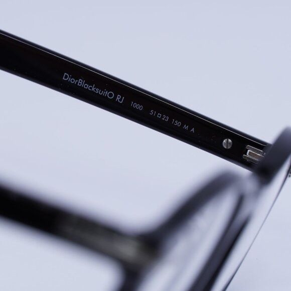 Dior 🕶️ New Dior DIORBLACKSUITO RJ 1000 Eyeglasses - Black Frame Size ONE SIZE - 6 Thumbnail