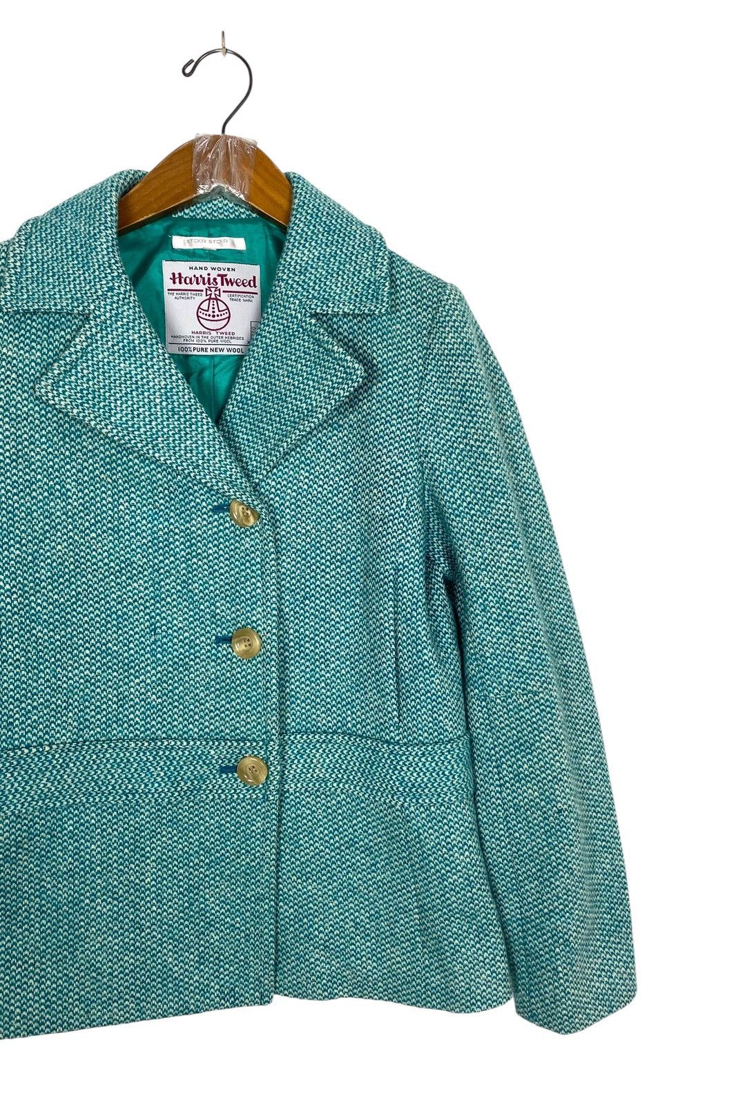 Harris Tweed Rare‼️Harris Tweed Wool Coat Size S / US 4 / IT 40 - 3 Thumbnail