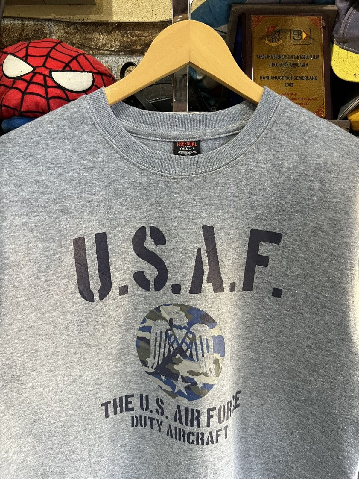 Other 🔥Freesual American Spirit USAF Crewneck Sweatshirt Size US M / EU 48-50 / 2 - 3 Thumbnail