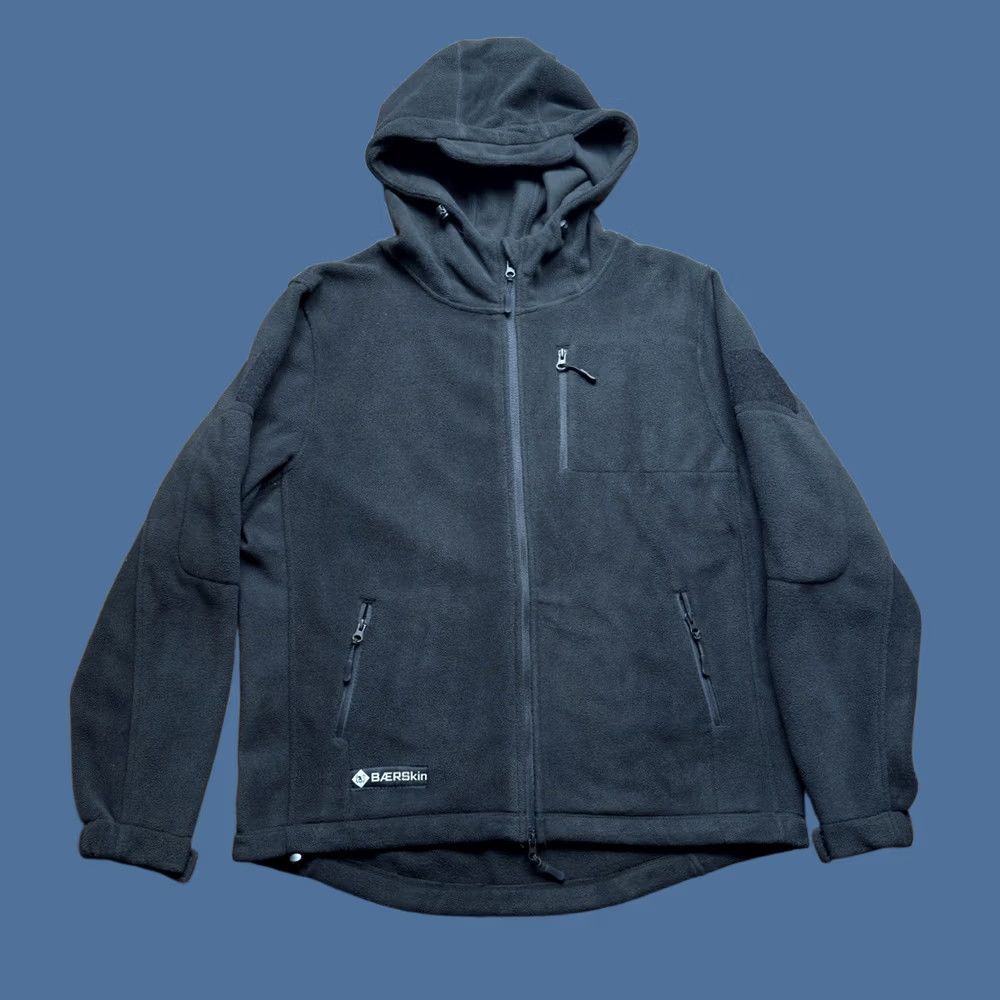 Vintage Baerskin Mens XL Tactical V1 Full Zip Hoodie Black Heavy Weight Fleece Jacket Size US XL / EU 56 / 4 - 1 Thumbnail