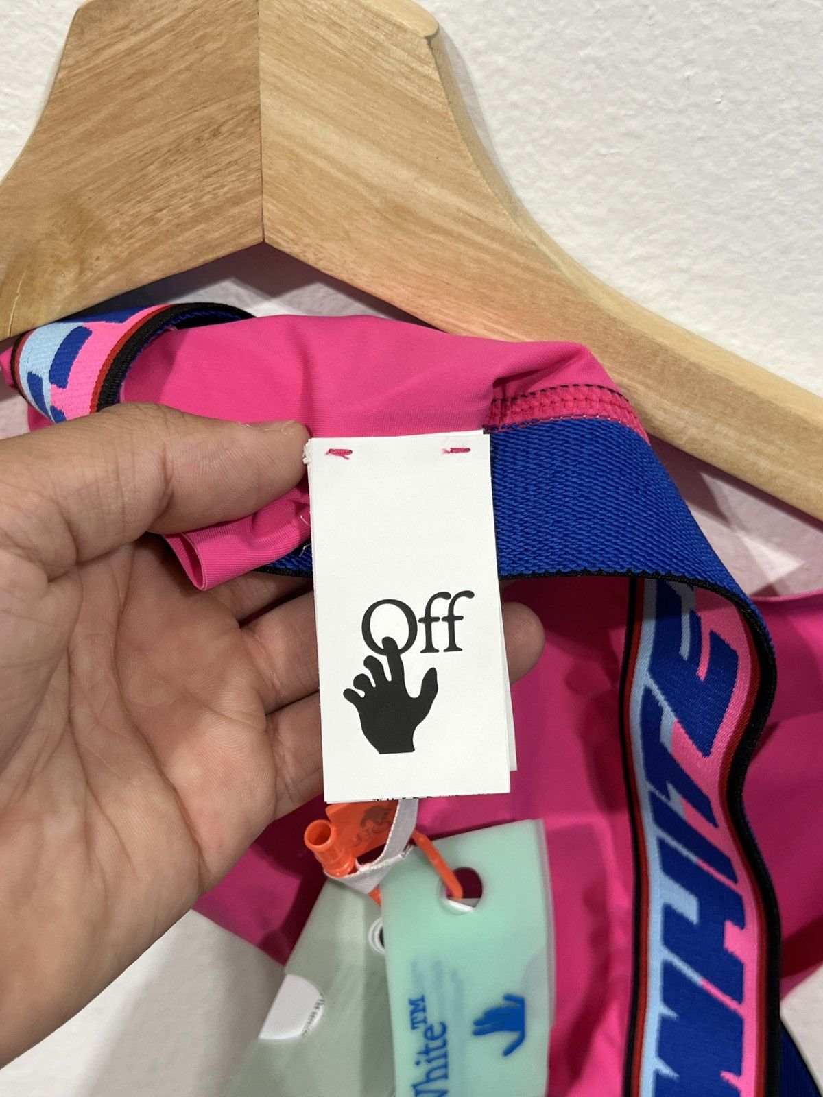 Off-White Off-White Pink Sport Bra Size L / US 10 / IT 46 - 6 Thumbnail