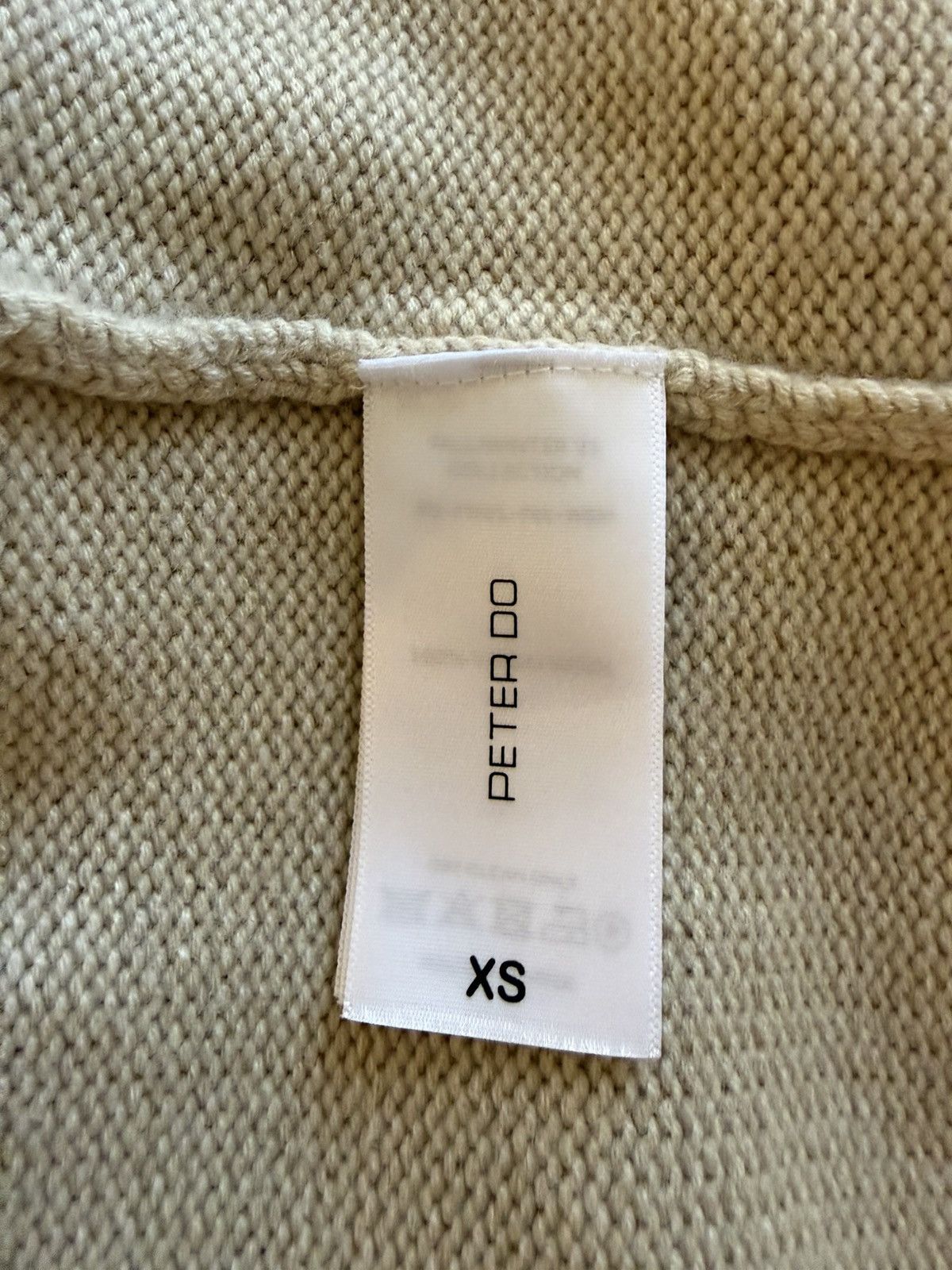 Peter Do Peter Do FW21 Beige Convertible Cape Sweater Size XS / US 0-2 / IT 36-38 - 6 Thumbnail