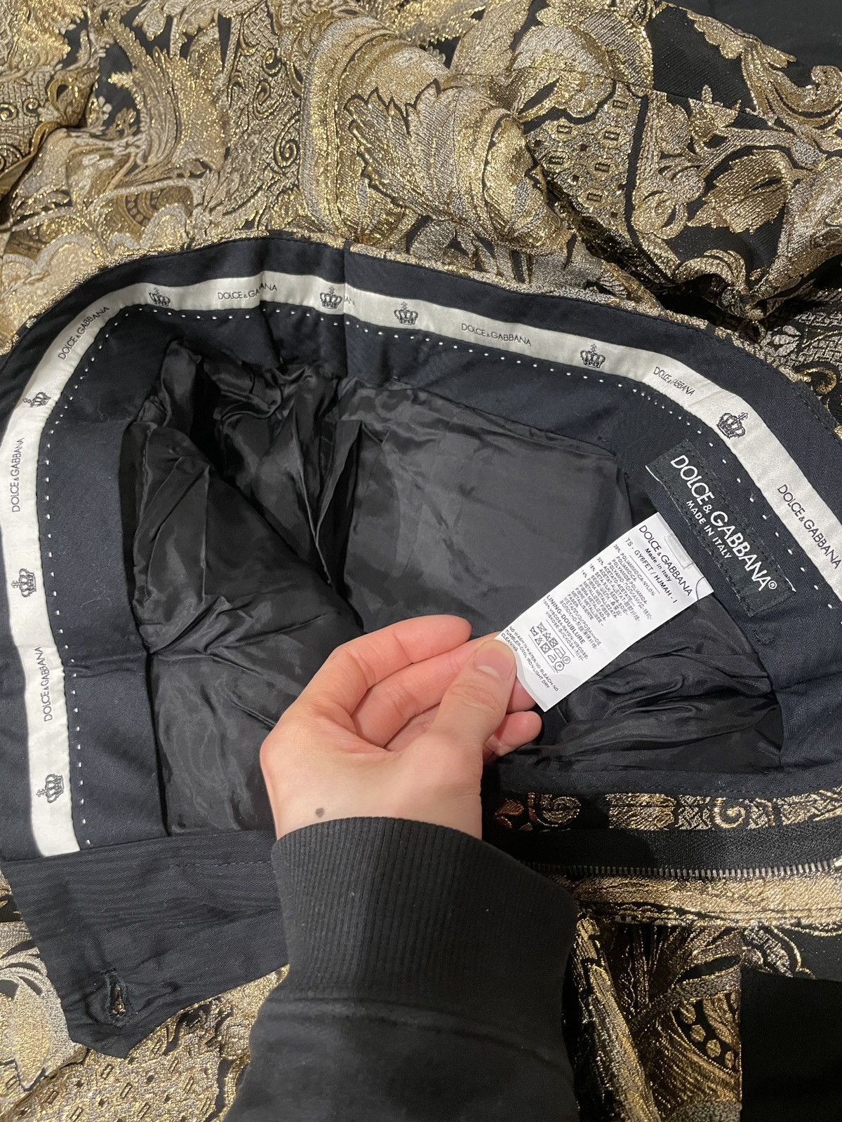 Dolce & Gabbana dolce & gabbana spring 2019 martini fit tuxedo ensemble Size 34S - 9 Thumbnail