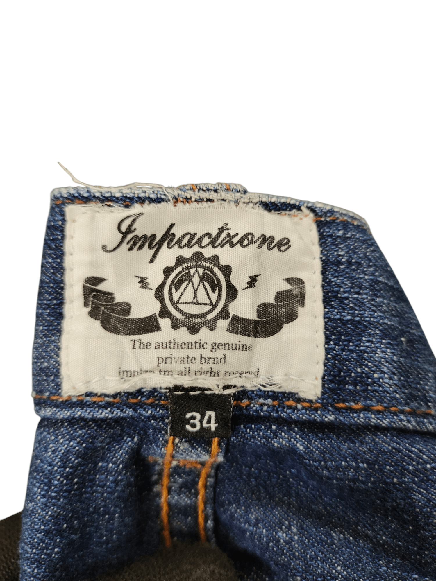 Comme des Garcons × Undercover Vintage Y2k Impactxone Japan Tribal Paisley Pocket Jeans Size US 33 - 9 Thumbnail