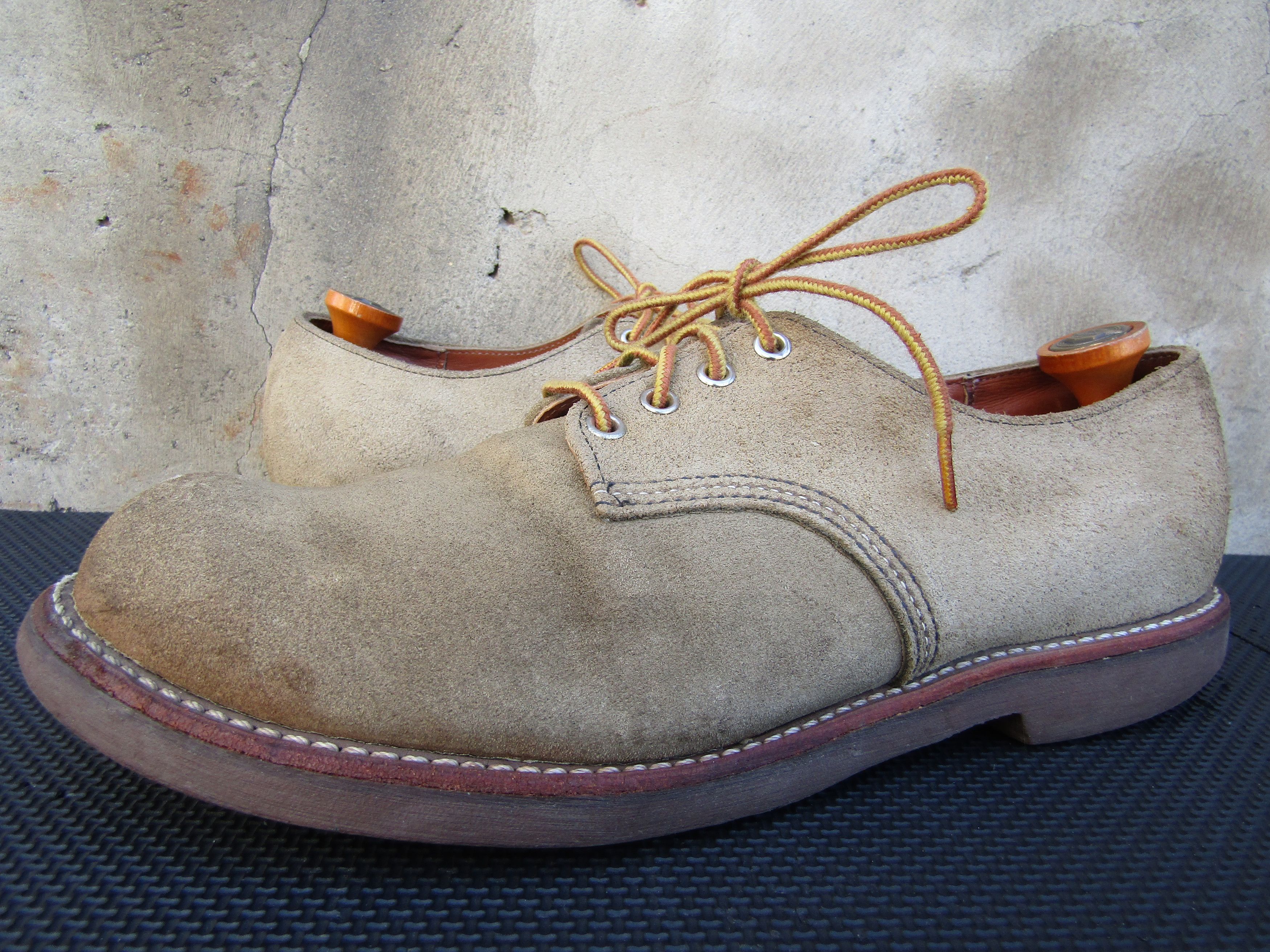 Red Wing Red Wing 8056 Oxford Shoes Sage Roughout Suede Plain Toe Size US 12 / EU 45 - 1 Thumbnail