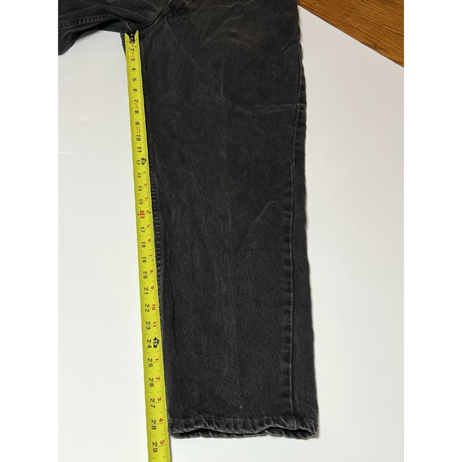 Levi's VTG Levi's 560 Jeans 5-Pocket Denim Black 31x29 Loose Tapered Leg USA Made Mens Jeans 90s Retro Cowboy Theme Size US 31 - 5 Thumbnail