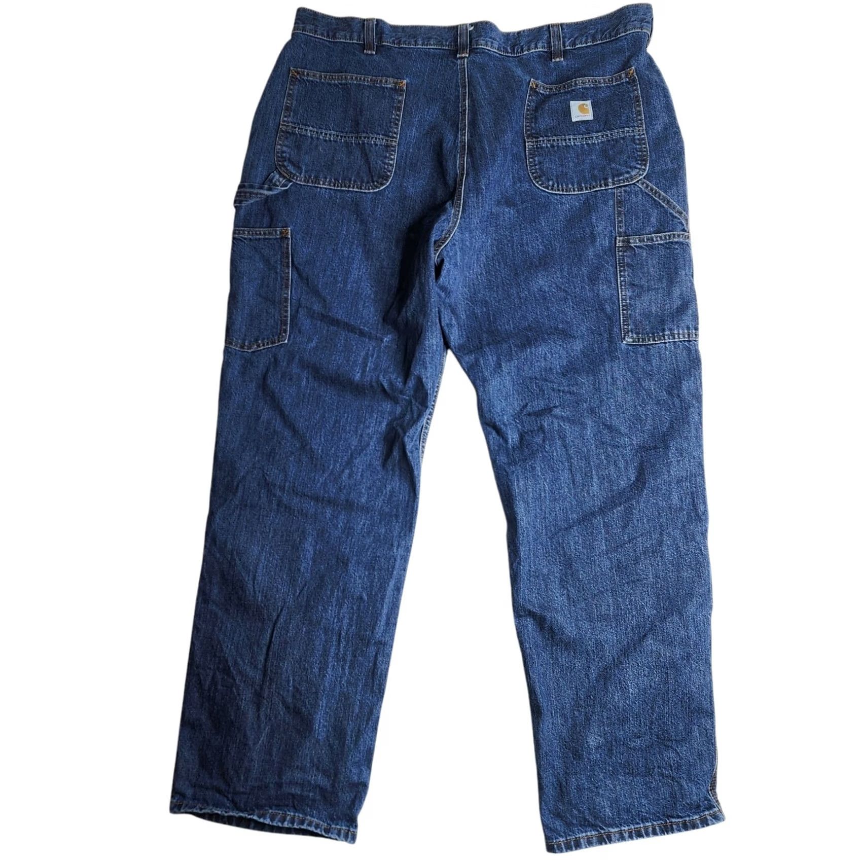 Carhartt VINTAGE Carhartt Loose Fit Double Front Utility Logger Denim Jeans Men's 42 x 32 Size US 42 / EU 58 - 2 Thumbnail