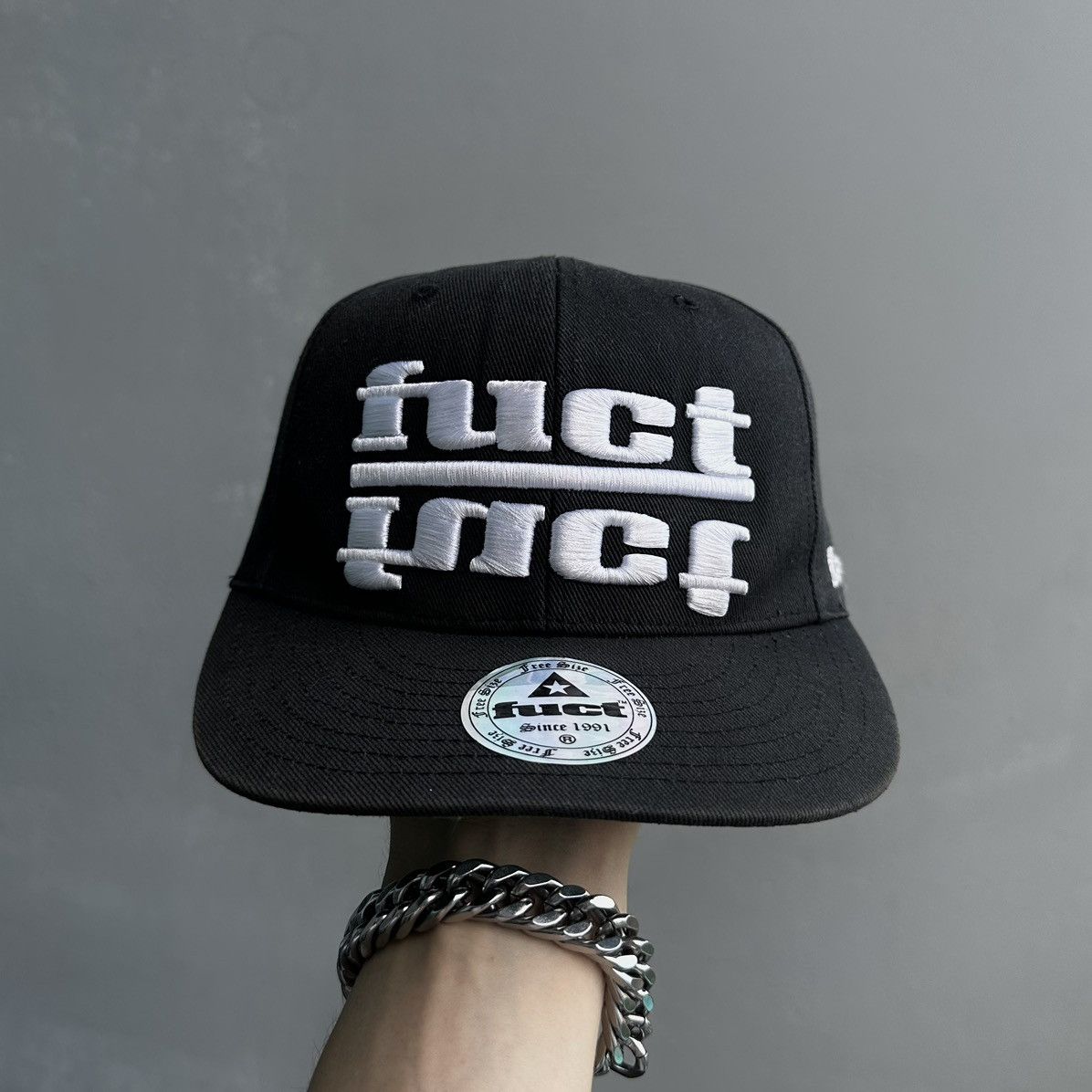 FUCT [OG Vintage] FUCT MIRRORED LOGO VINTAGE SNAPBACK Size ONE SIZE - 2 Thumbnail
