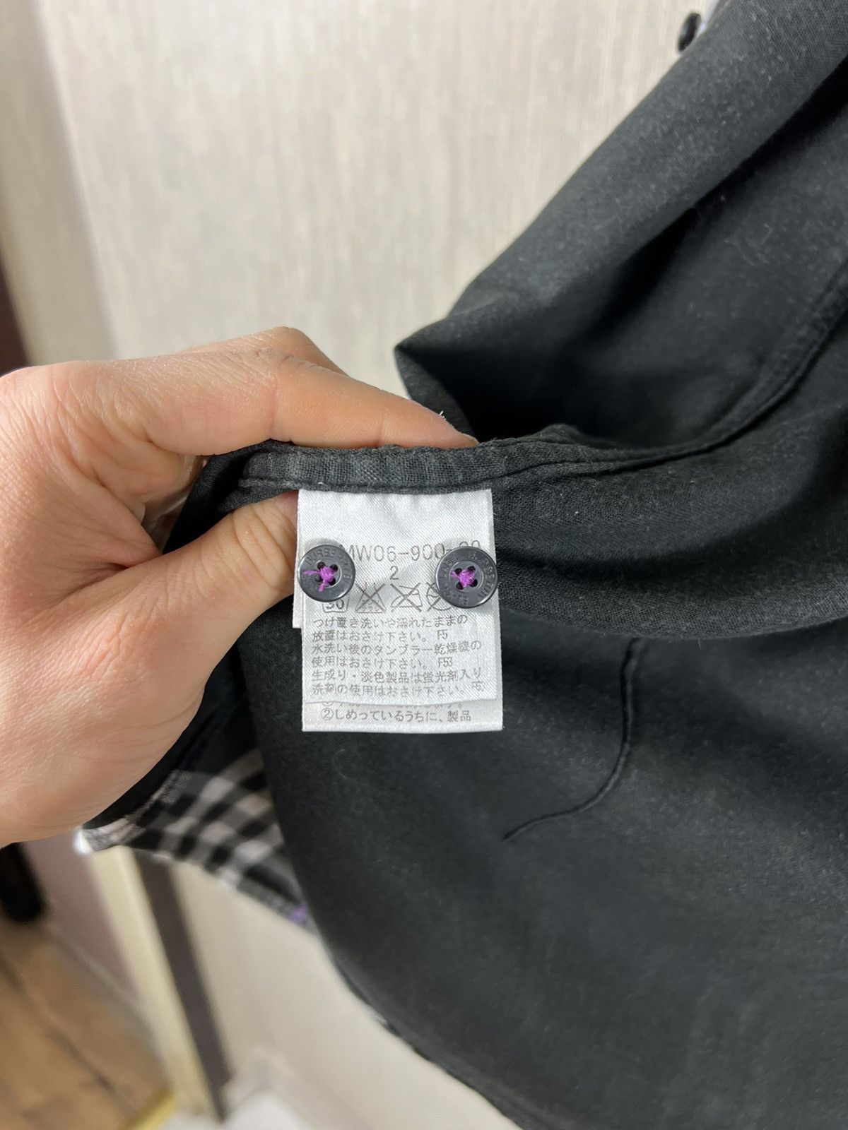 Burberry Vintage Burberry black label japanese brand checked shirt Size US M / EU 48-50 / 2 - 22 Thumbnail