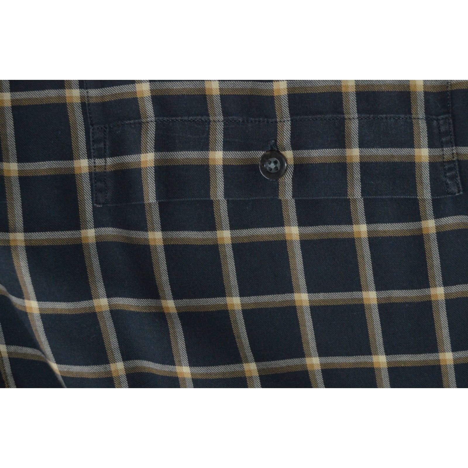 Vintage Scott Barber Shirt 2XL Black Plaid Long Sleeve Button-Up Mens Size US XXL / EU 58 / 5 - 3 Thumbnail