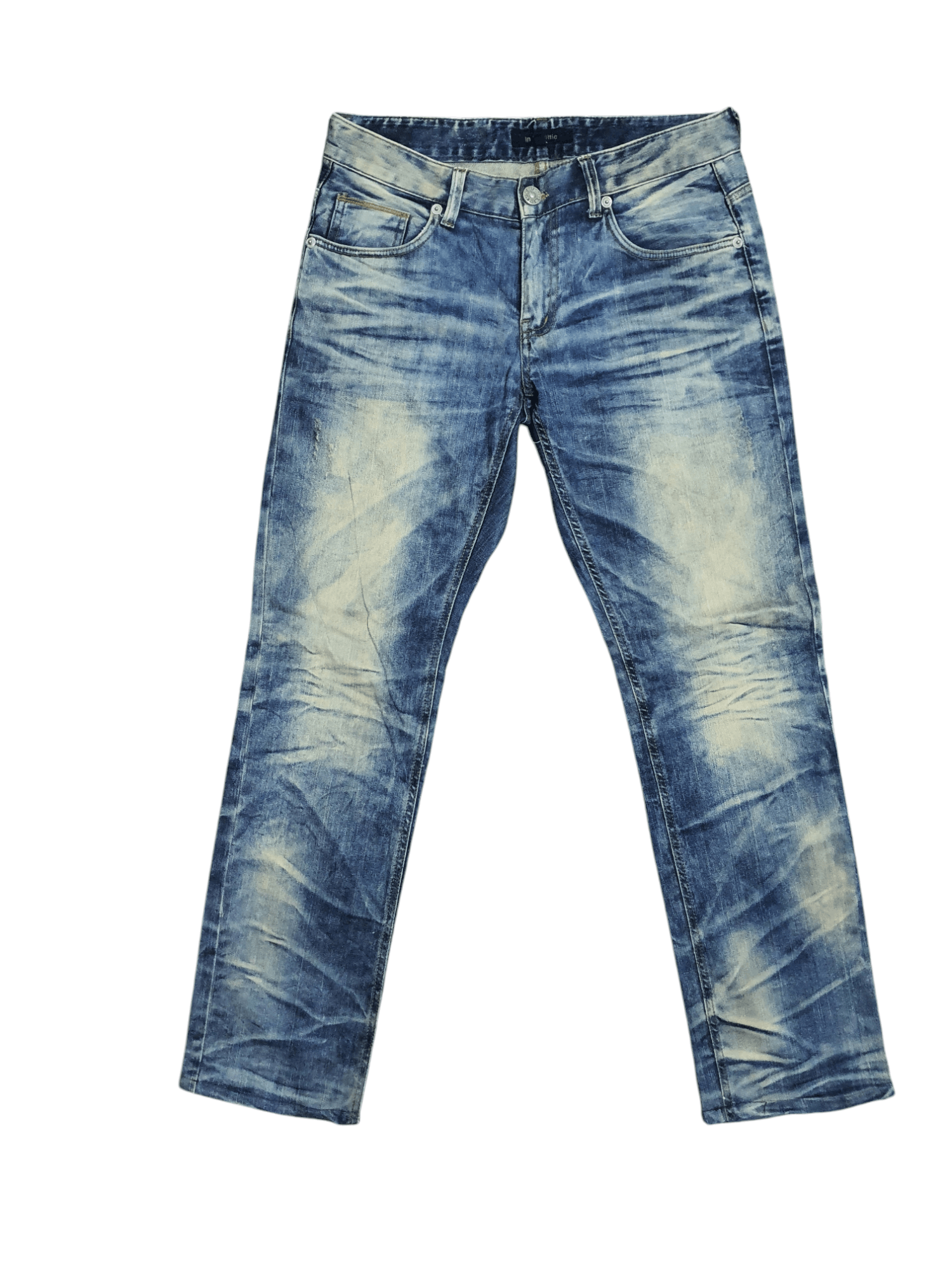 In The Attic × Japanese Brand IN THE ATTIC 33”/40.5” STRETCHABLE SOFT MATERIAL JEANS Size US 33 - 8 Thumbnail