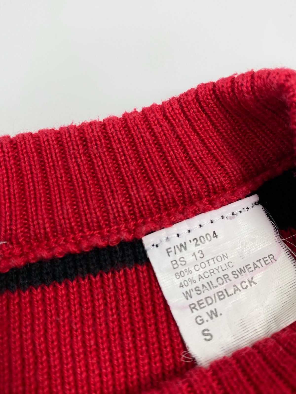 Carhartt Y2K Vintage Carhartt Red Balck Striped Alt Sailor Sweater S Size S / US 4 / IT 40 - 3 Thumbnail