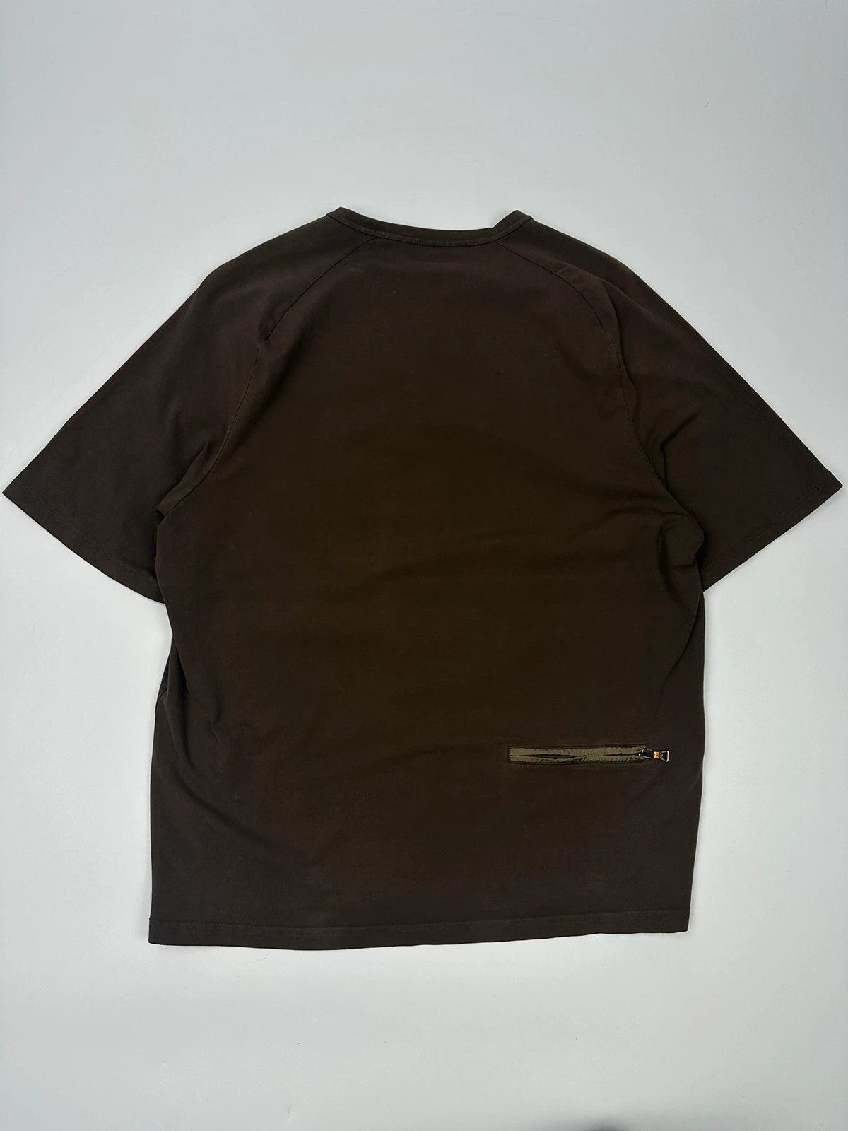 Prada Prada Sport 00’s Brown Short Sleeve Tee Zip Pocket Size US XXL / EU 58 / 5 - 5 Thumbnail
