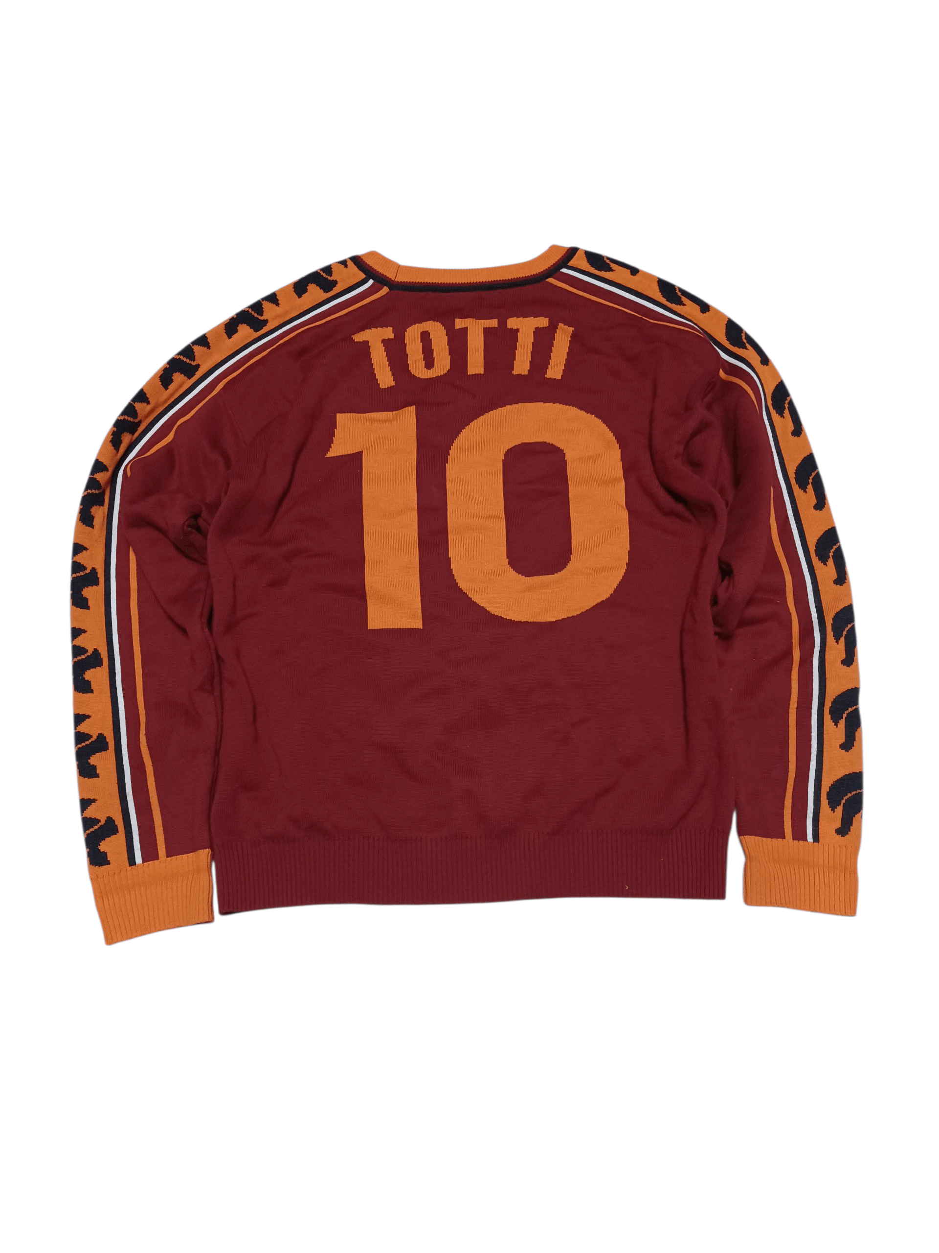 Other TOTTI ROMA VINTAGE SOCCER JERSEY STYLE SWEATER Size US M / EU 48-50 / 2 - 3 Thumbnail