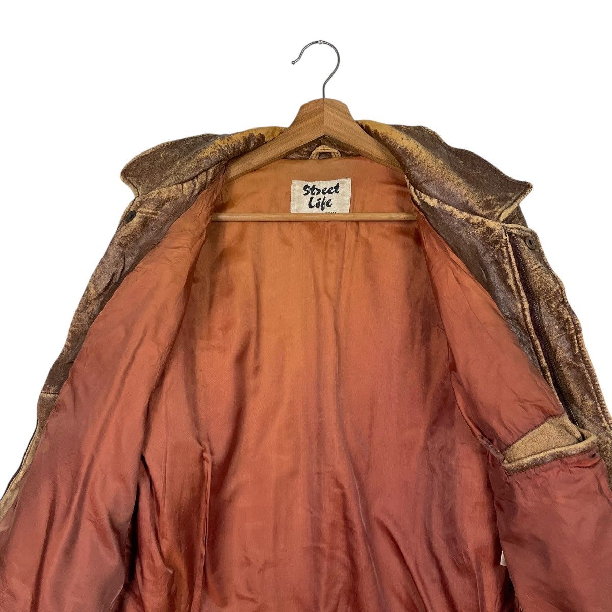 Japanese Brand Japanese Brand Street Life Military Leather Jacket Size US M / EU 48-50 / 2 - 13 Thumbnail