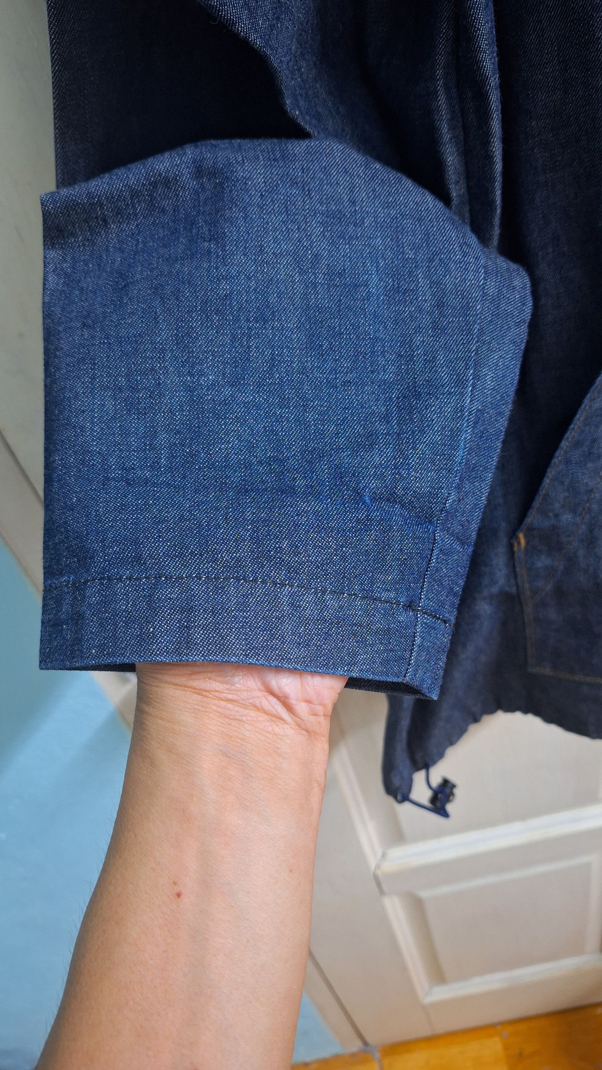 Johnbull × SMOCK Vintage 70s JohnBull Smock Denim Jacket Size US XL / EU 56 / 4 - 9 Thumbnail