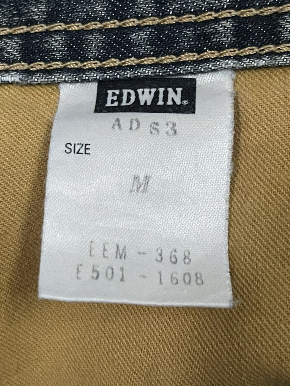 Edwin Vintage Edwin E-Function Faded Wash Style Jeans Size US 32 / EU 48 - 8 Thumbnail