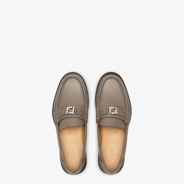 Fendi o1loc1c0824 Square Loafer in Beige Size US 9 / EU 42 - 4 Thumbnail