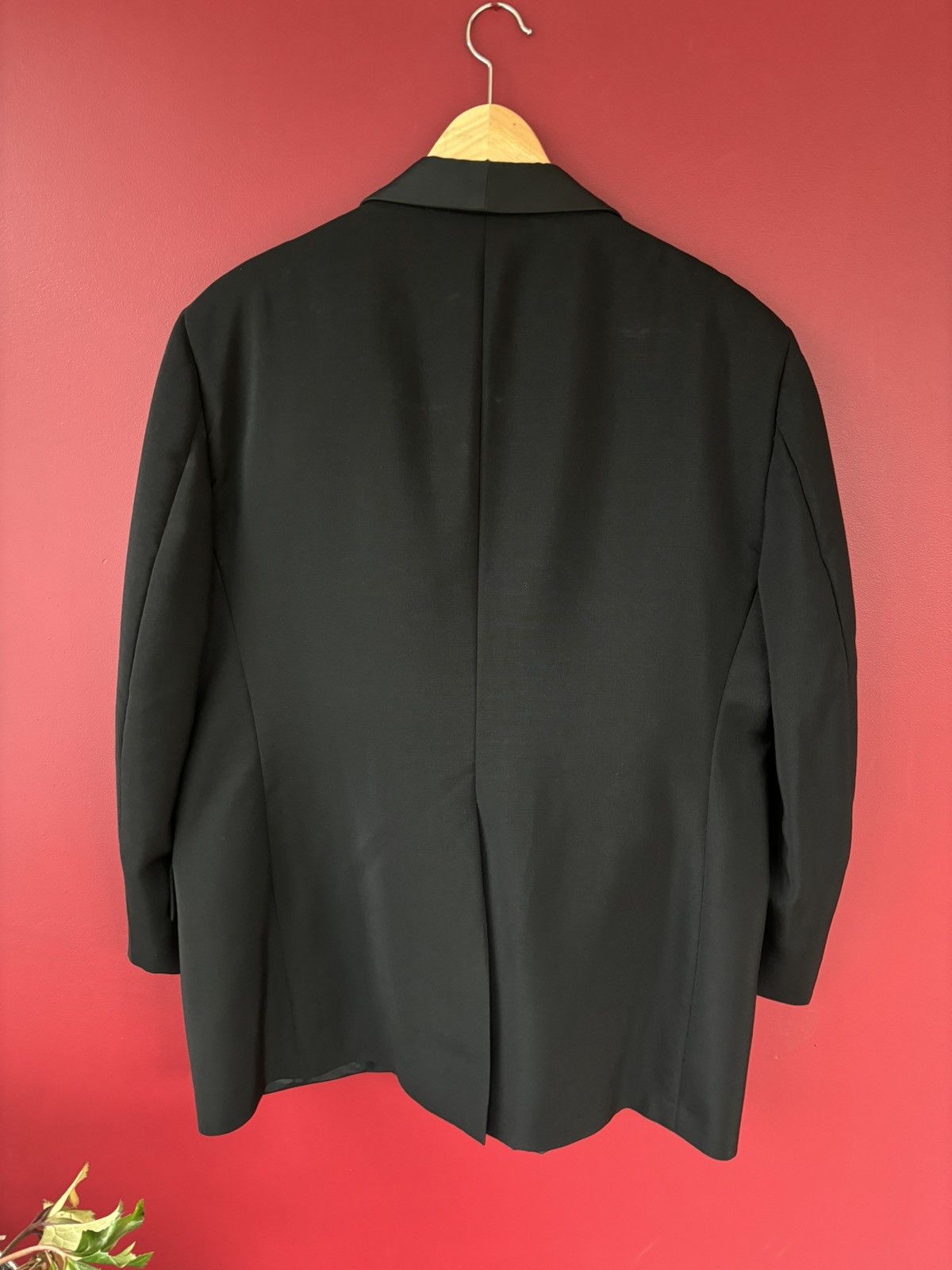 Vintage 1950s Tuxedo Mohair Wool England Vintage Two Piece Shawl 50R Size 50R - 15 Thumbnail
