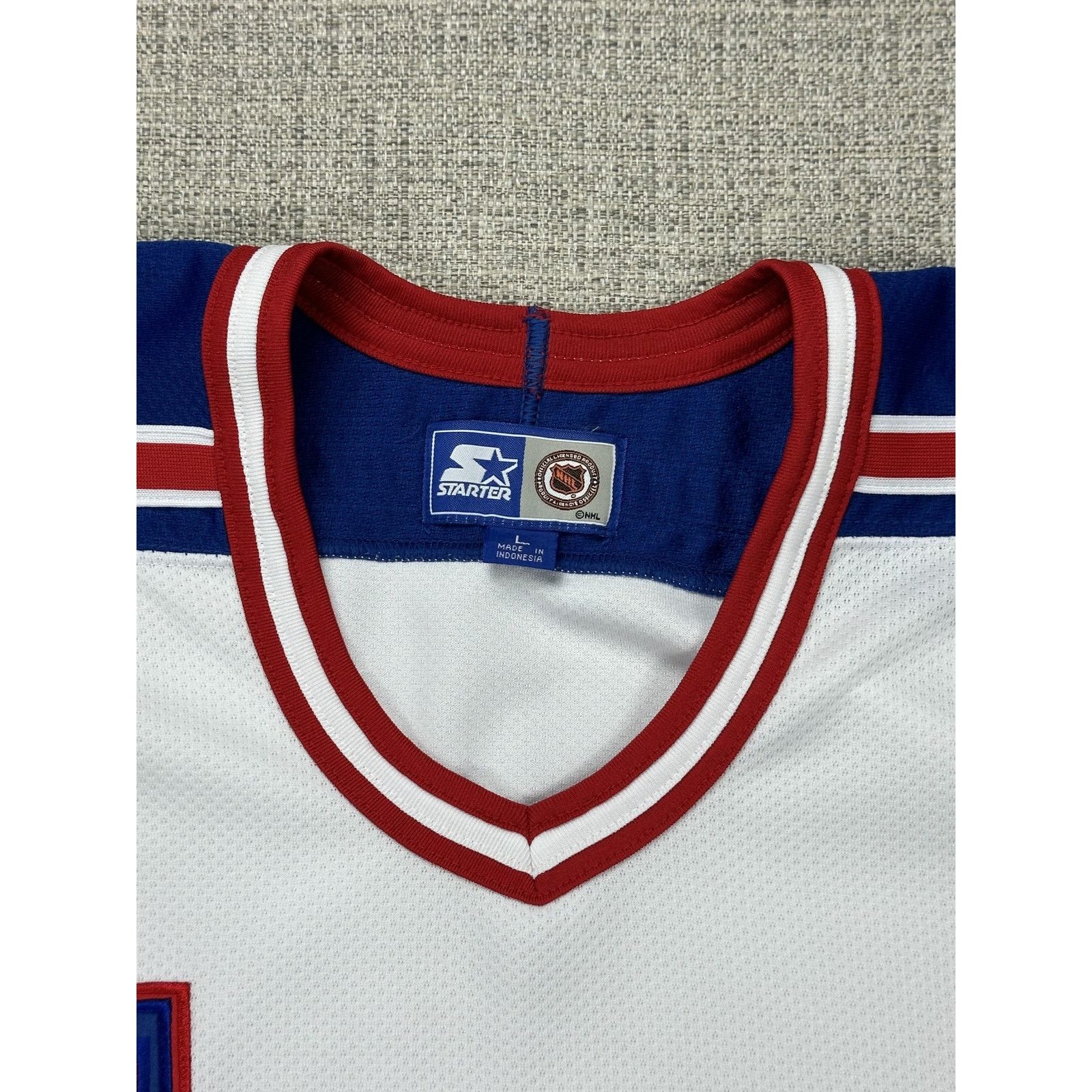 Starter New York Rangers Jersey Mens Large White NHL Hockey Starter Size US L / EU 52-54 / 3 - 9 Thumbnail