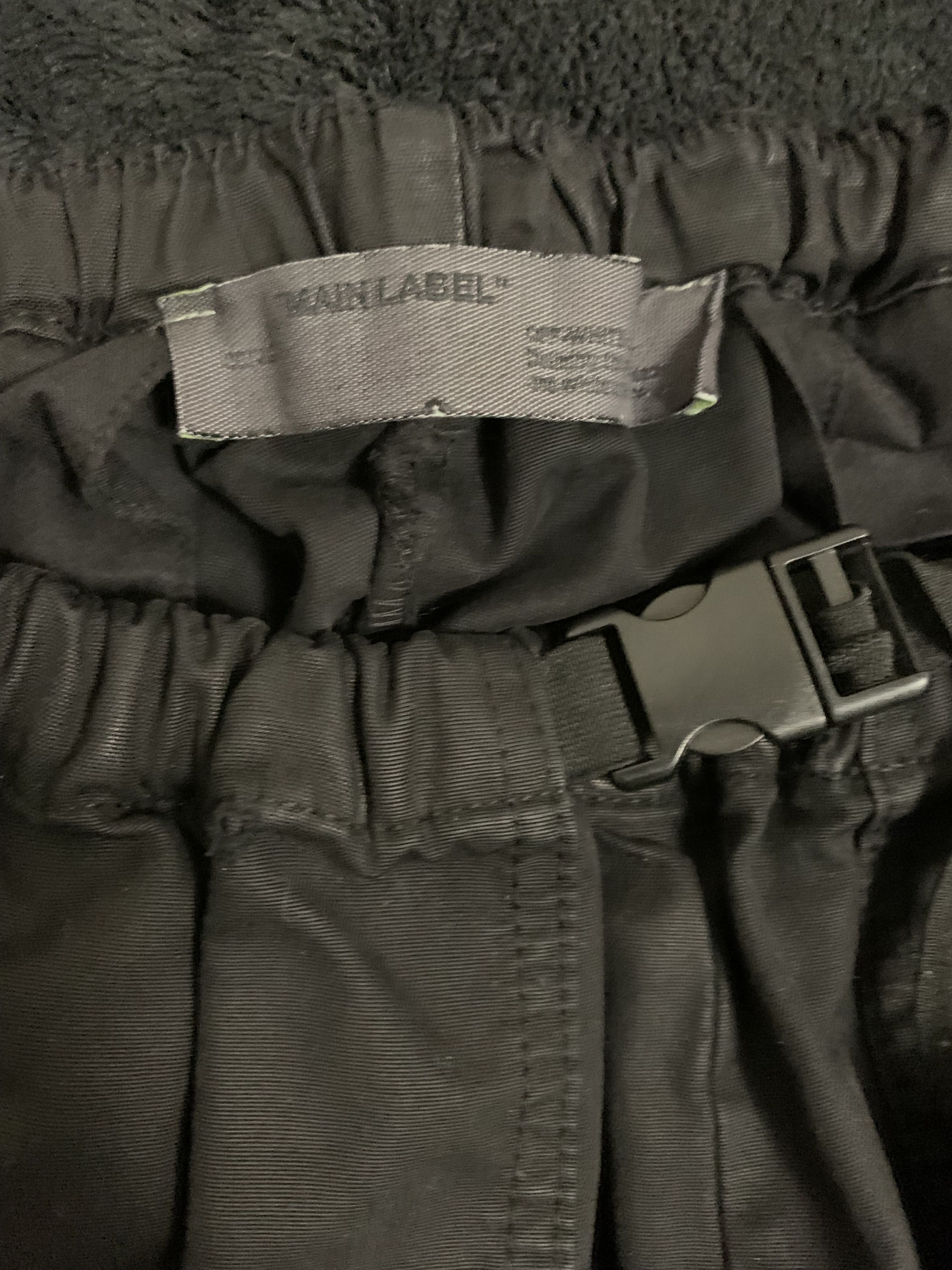 Off-White OFF-WHITE S/S 2020 Parachute Cargo Pant ⊛ BLACK ⊛ Used/Worn Size US 30 / EU 46 - 6 Thumbnail