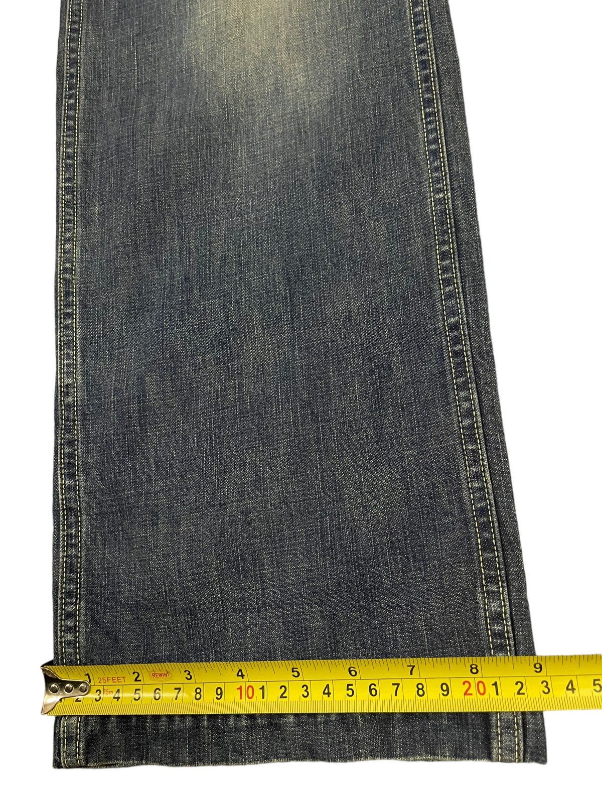 14th Addiction Vintage Japanese Brand Blue Wash Style Baggy Jeans Size US 30 / EU 46 - 15 Thumbnail