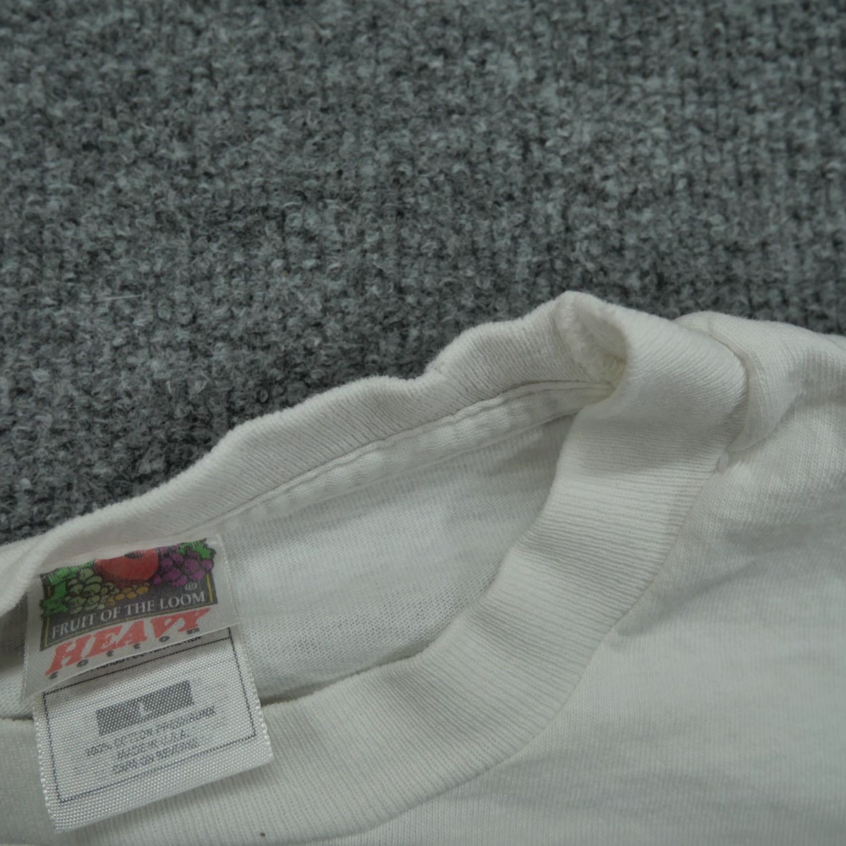 Fruit Of The Loom VINTAGE Dr Seuss T Shirt Adult Large White High School Graduation Art 1997 90s Fruit of the Loom Mens Cotton Logo Crew Neck Long Sleeve Size US L / EU 52-54 / 3 - 7 Thumbnail