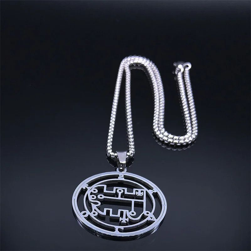 Jewelry Demon STOLAS Sigil Satan Pendant Necklace Emblem Talisman Size ONE SIZE - 2 Thumbnail