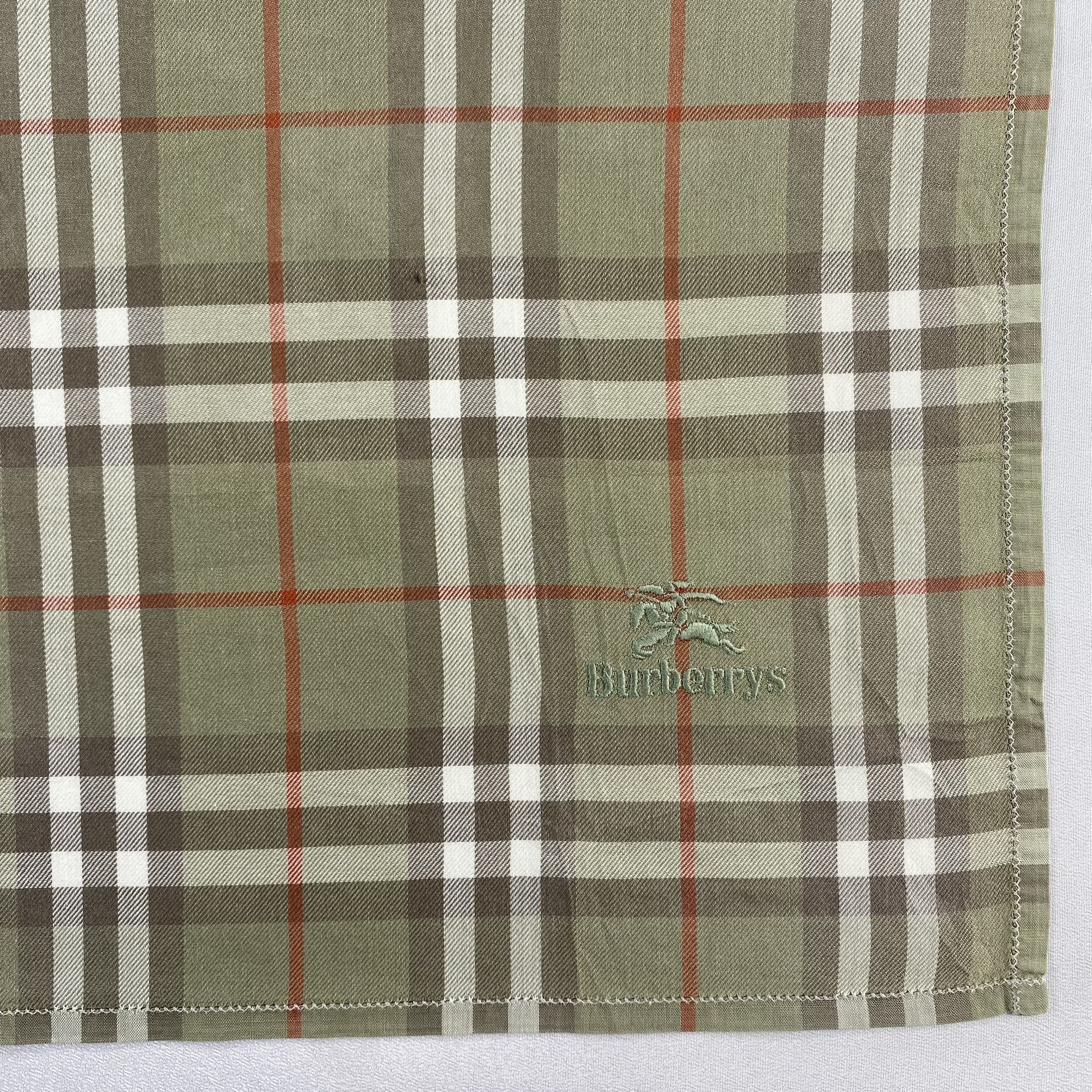 Burberry × Vintage Burberry Handkerchief / Neckerchief / Bandana-P1022 Size ONE SIZE - 3 Thumbnail