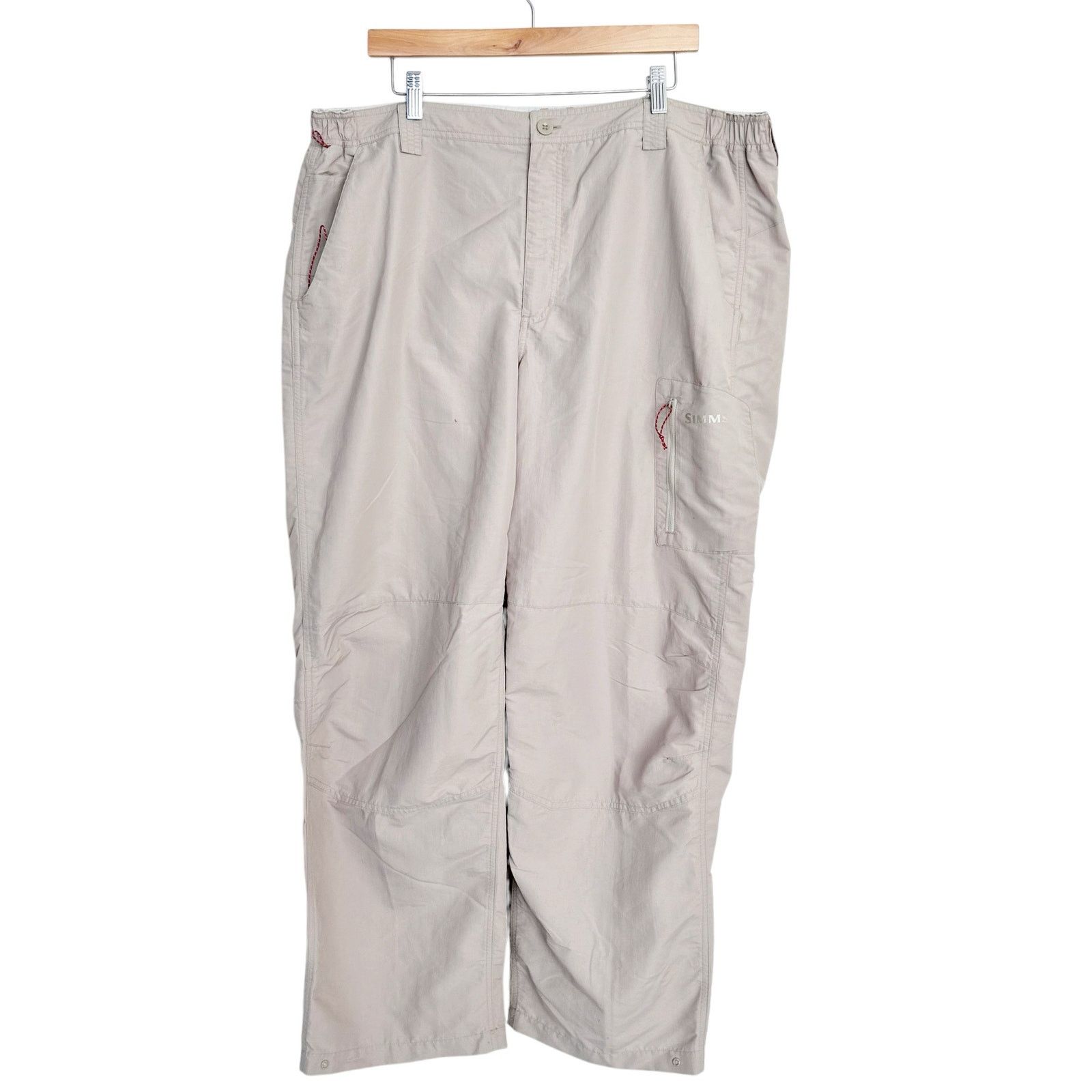 Simms Simms No Fly Zone Tan Nylon Fishing Pants Sz XXL Size US 40 / EU 56 - 1 Thumbnail