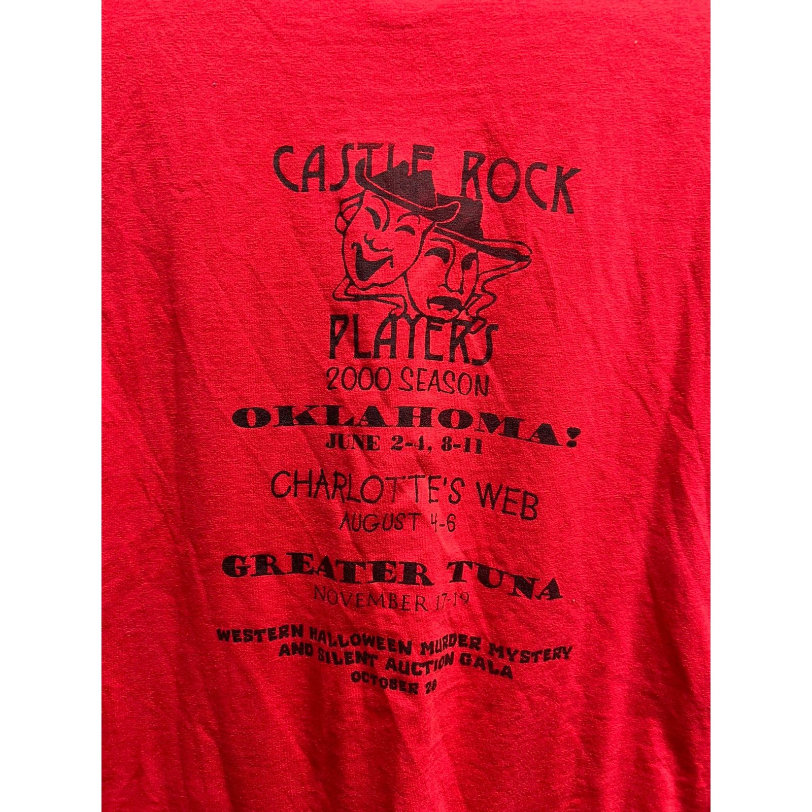 Hanes Vintage Castle Rock Shirt Players 2000 Season Oklahoma Play Size US XXL / EU 58 / 5 - 7 Thumbnail