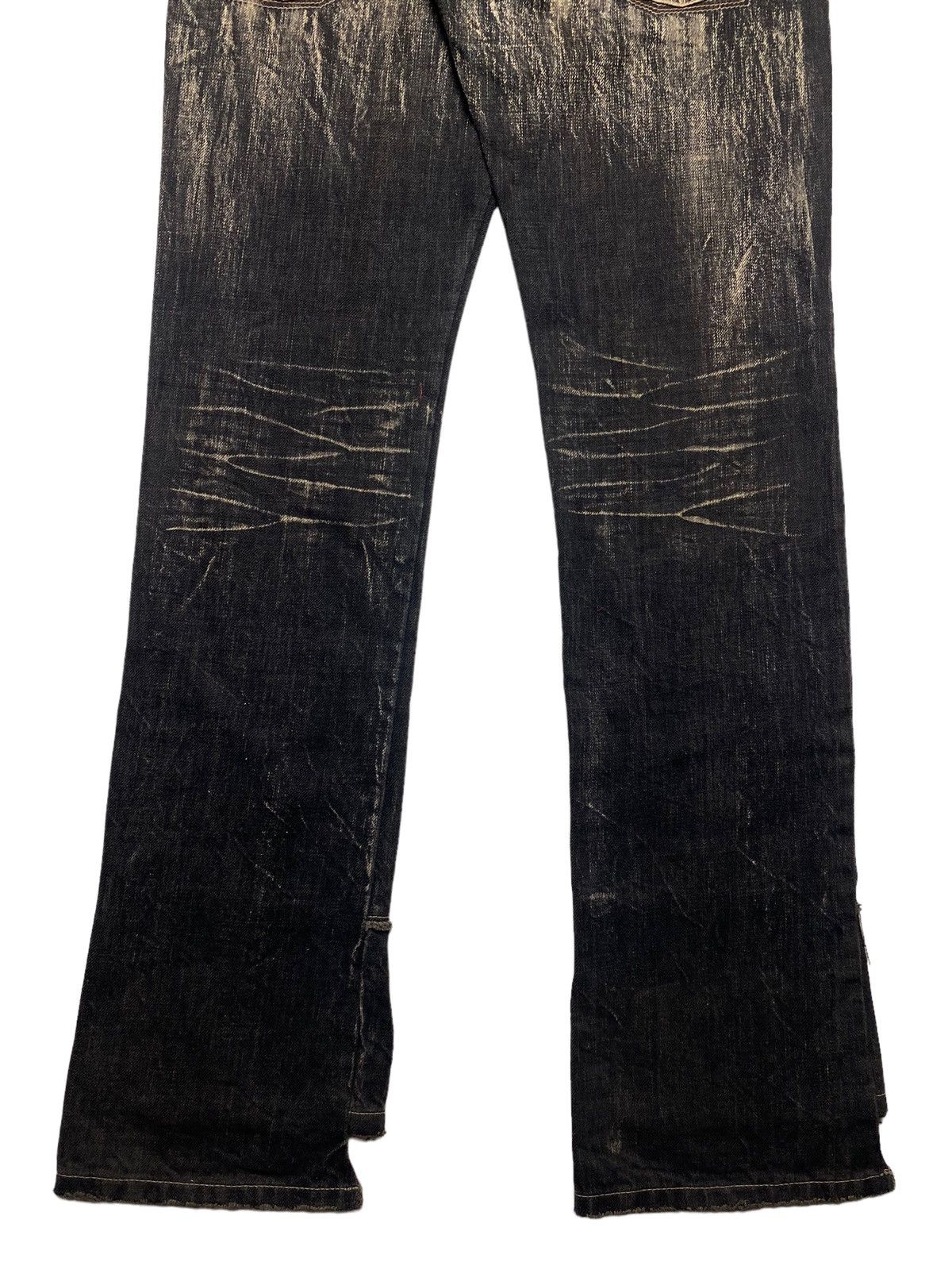 Marithe + Francois Girbaud 2000s MFG - Mud Wash Denim Pants Size US 29 - 4 Thumbnail