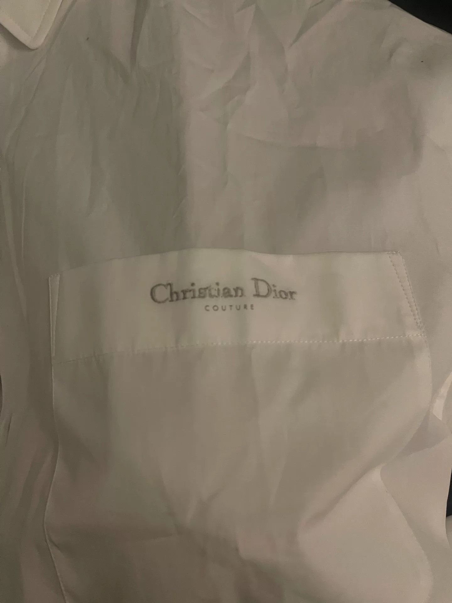 Dior brand Dior white men’s shirt Size US M / EU 48-50 / 2 - 2 Thumbnail