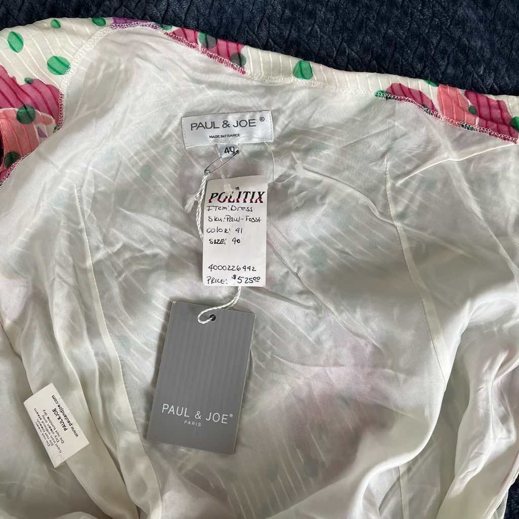 Paul & Joe NWT Paul & Joe Silk One-Shoulder Floral Asymmetrical Dress Size M / US 6-8 / IT 42-44 - 9 Thumbnail
