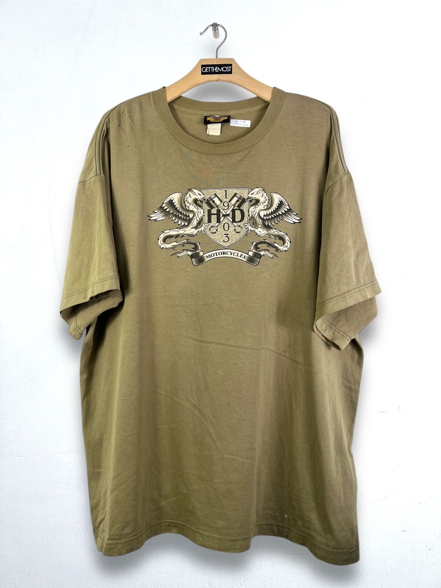 Harley Davidson No.5194 Vintage Harley-Davidson Graphic Tee Size US XXL / EU 58 / 5 - 1 Thumbnail