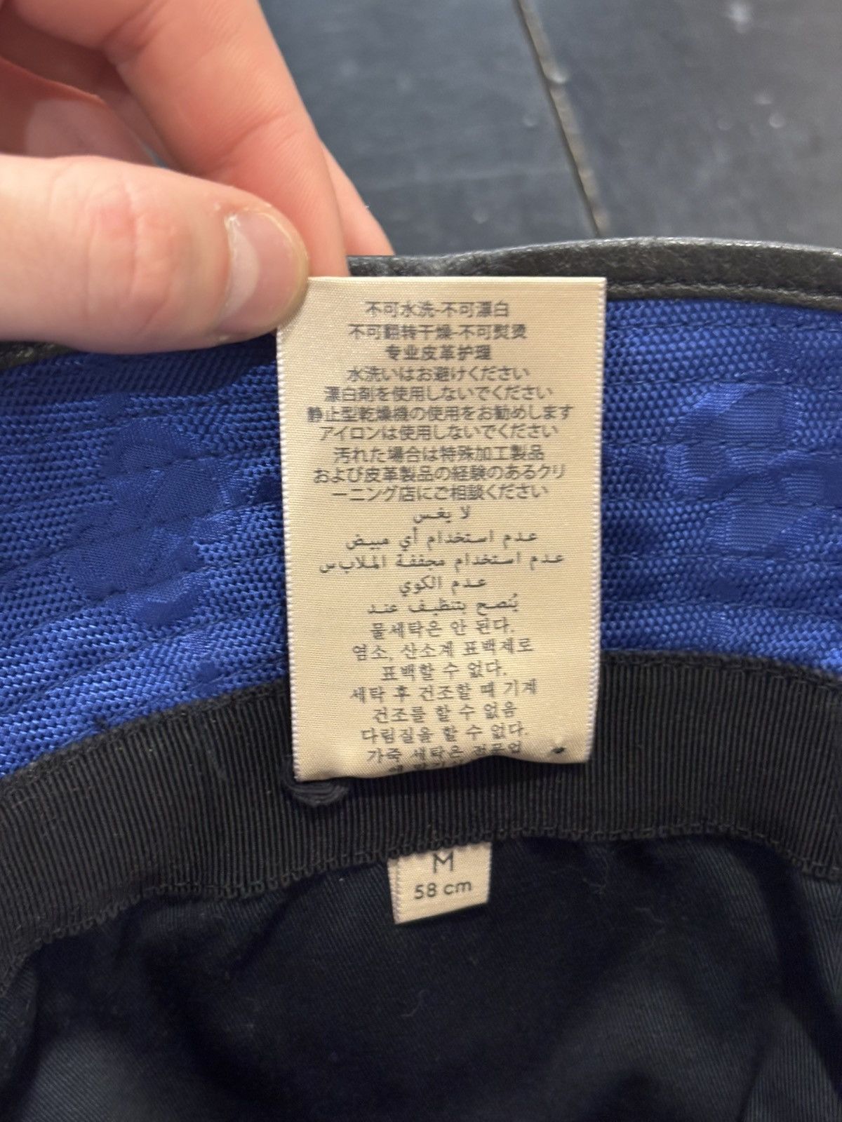 Gucci Gucci GG Monogram Bucket Hat Blue Size ONE SIZE - 8 Thumbnail