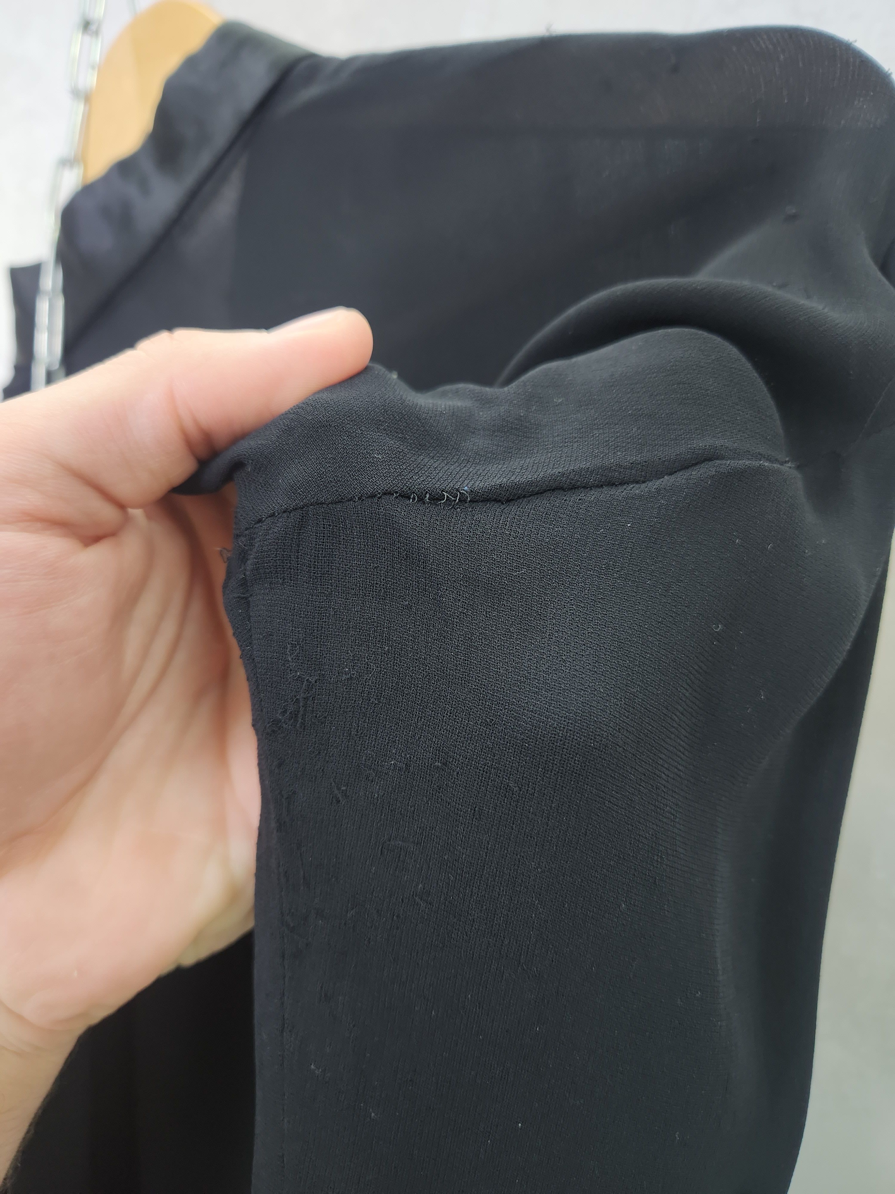 Issey Miyake Issey miyake black cupro 1/3 zip blouse shirt size M Size M / US 6-8 / IT 42-44 - 9 Thumbnail